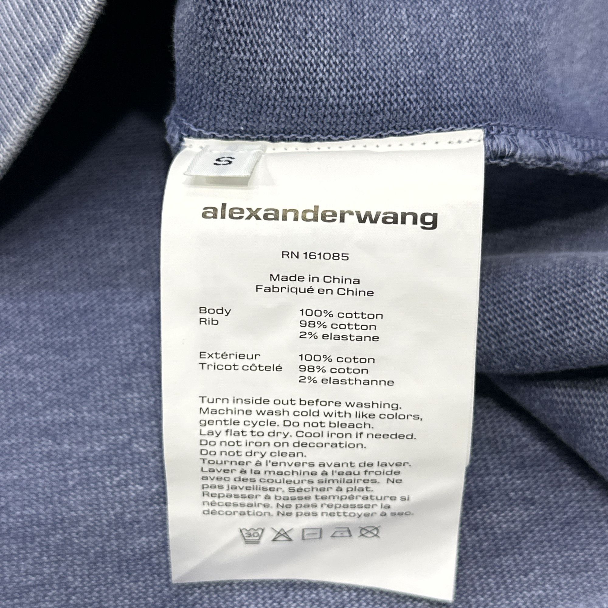 Alexander Wang Alexander Wang Embroidered Logo Half-Zip Sweatshirt Size S Size US S / EU 44-46 / 1 - 5 Thumbnail