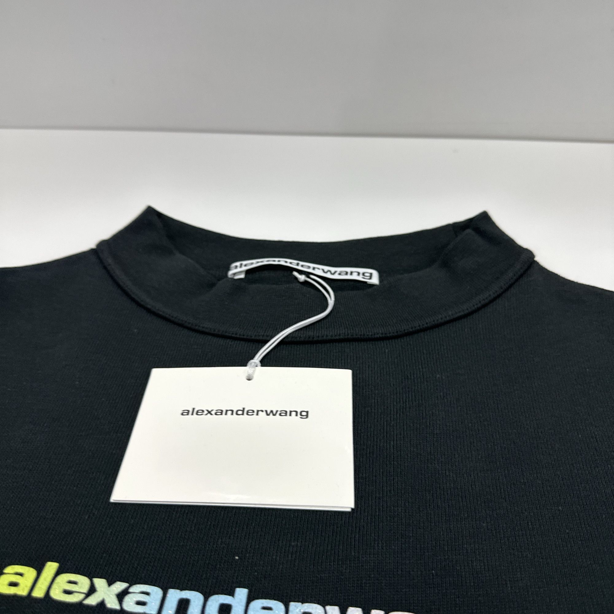 Alexander Wang Alexander Wang Gradient Logo Mock Neck Sweatshirt Size XL Size XL / US 12-14 / IT 48-50 - 4 Thumbnail