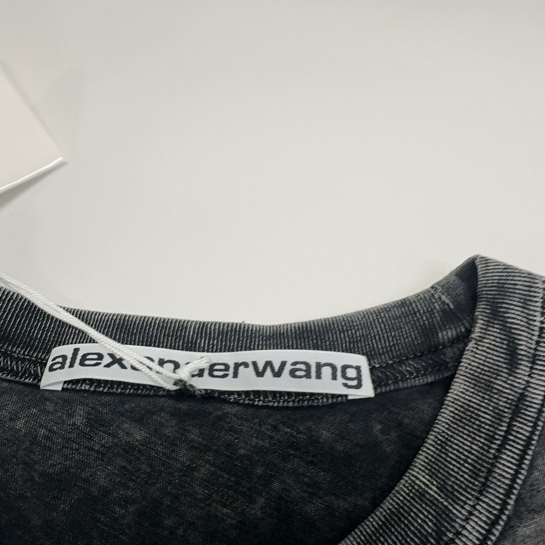 Alexander Wang Alexander Wang Acid Wash Logo T-Shirt Size L Size L / US 10 / IT 46 - 5 Thumbnail