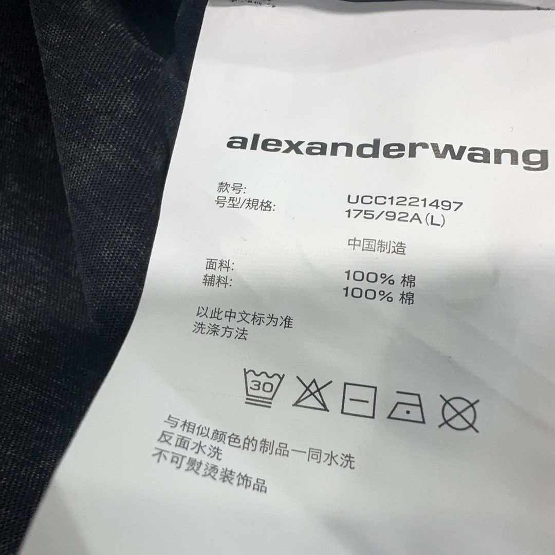 Alexander Wang Alexander Wang Acid Wash Logo T-Shirt Size L Size L / US 10 / IT 46 - 4 Thumbnail