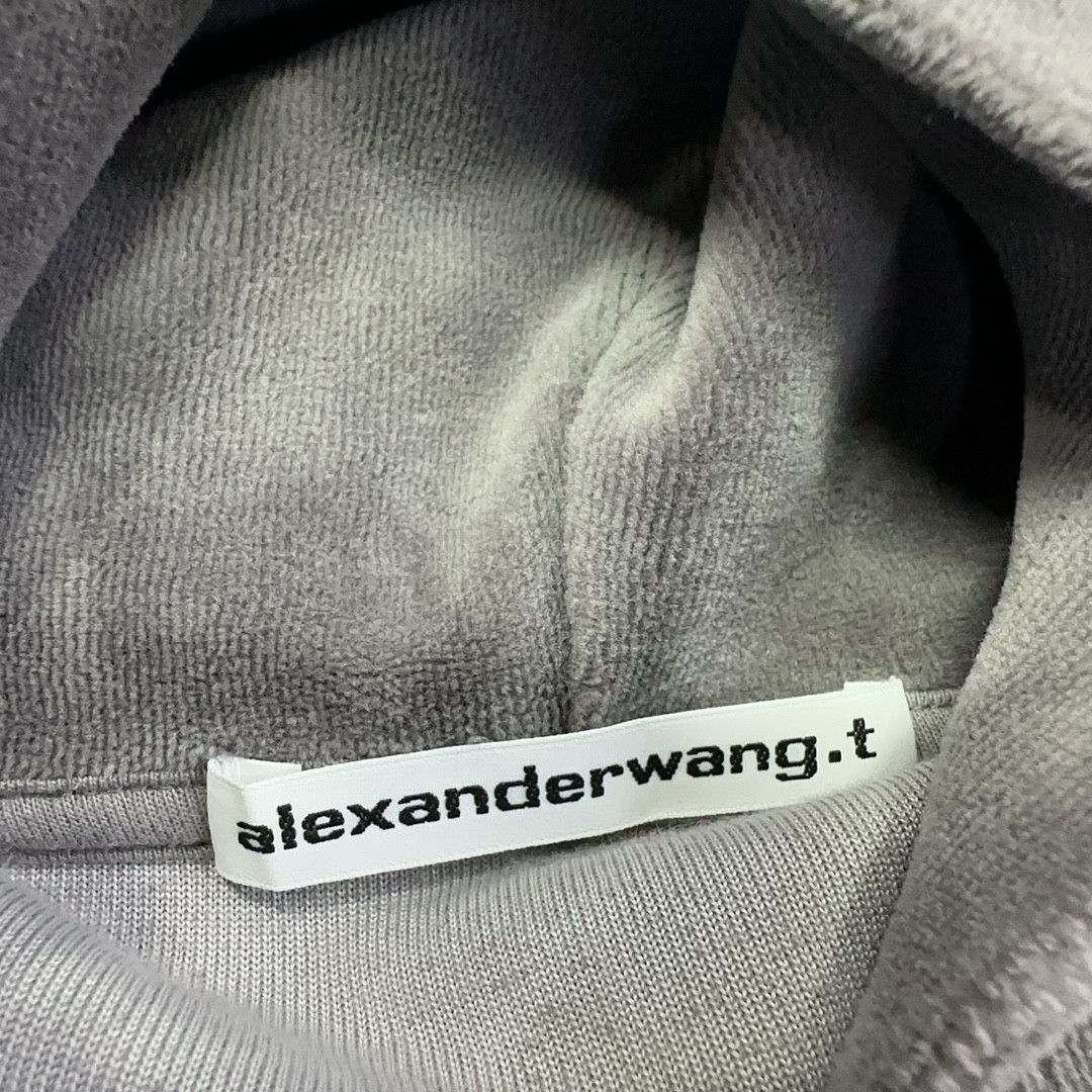 Alexander Wang alexanderwang.t Crystal Embellished Zip Hoodie Size M Size M / US 6-8 / IT 42-44 - 5 Thumbnail