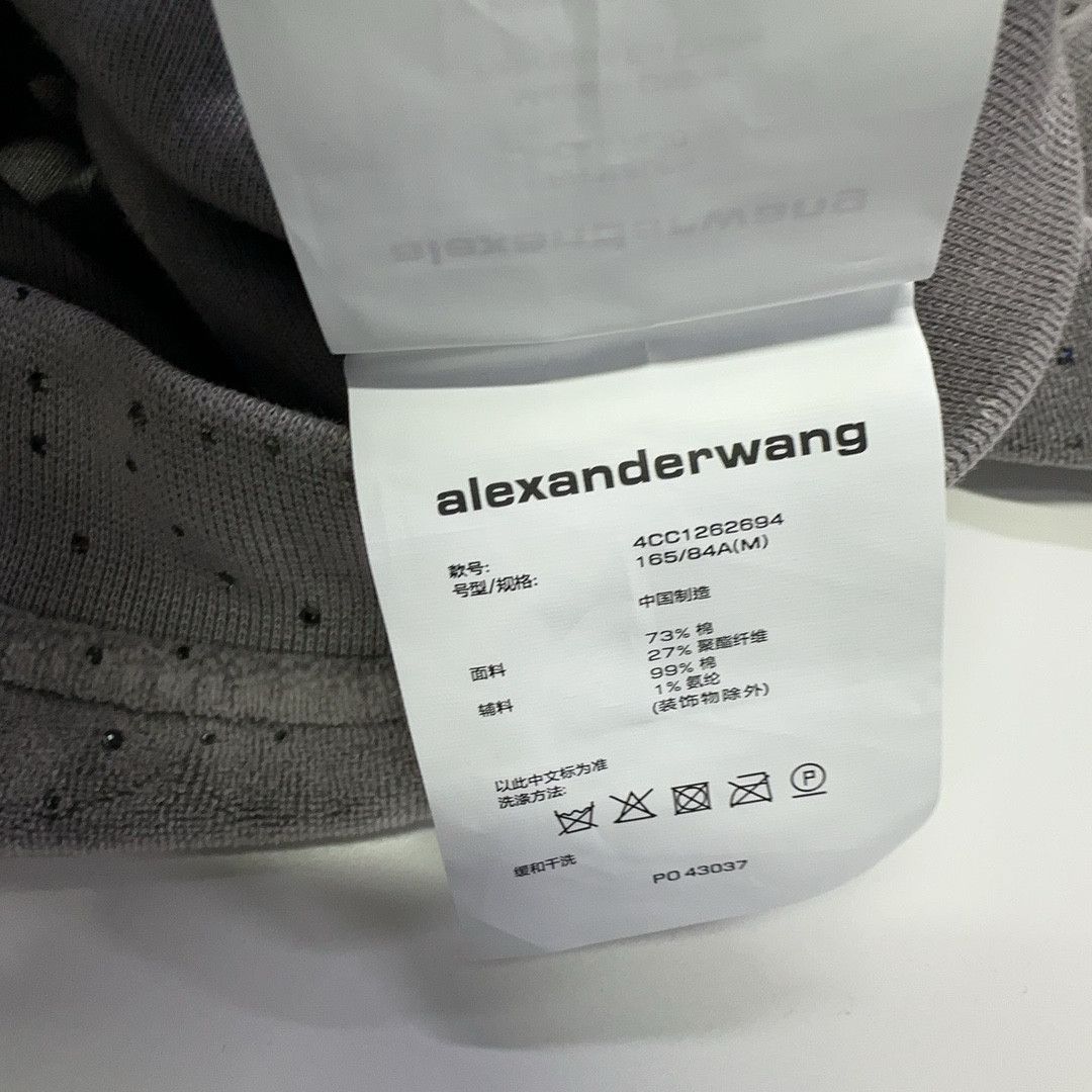 Alexander Wang alexanderwang.t Crystal Embellished Zip Hoodie Size M Size M / US 6-8 / IT 42-44 - 4 Thumbnail