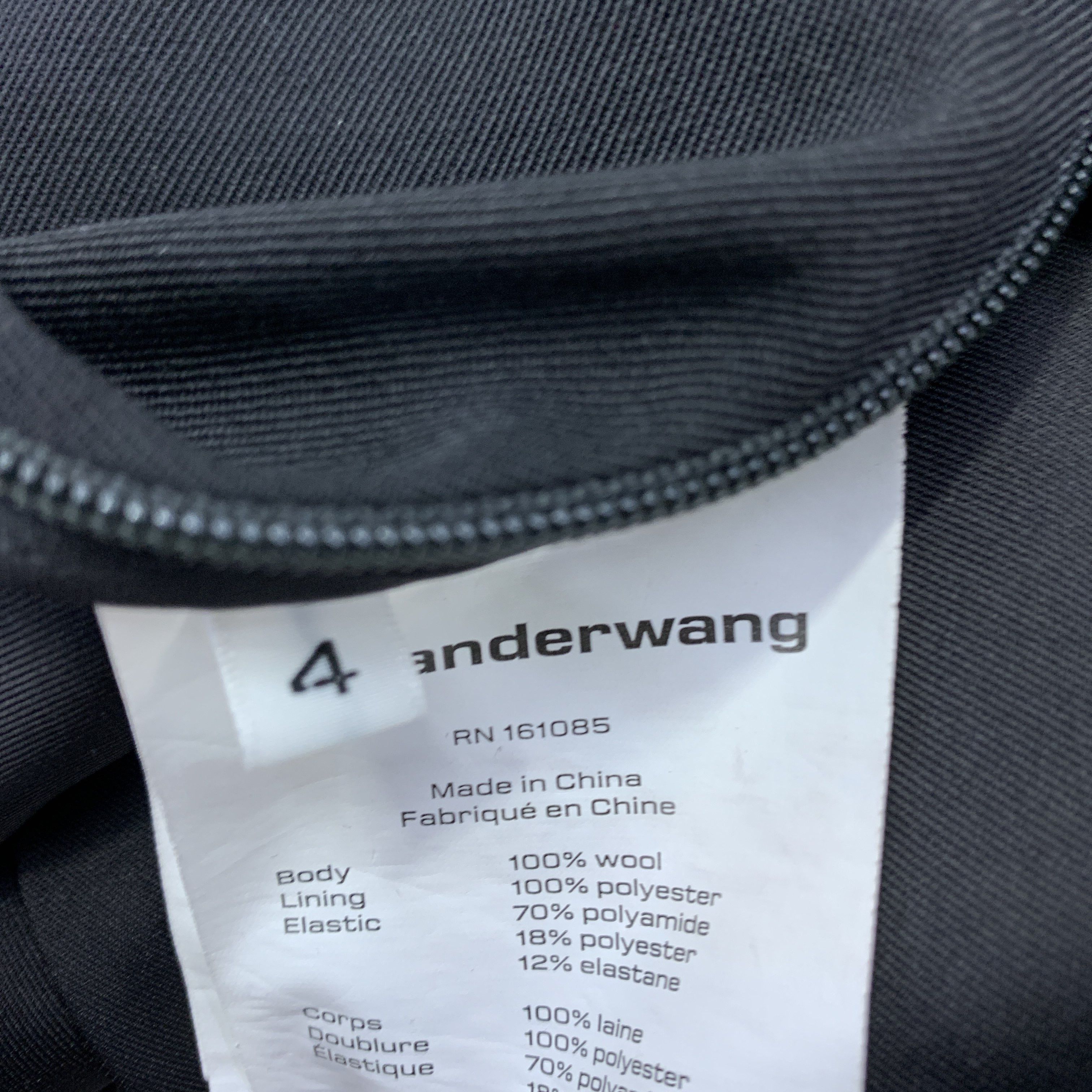 Alexander Wang Alexander Wang Logo Waistband Pleated Trousers Size 4 Size 27" / US 4 / IT 40 - 2 Thumbnail