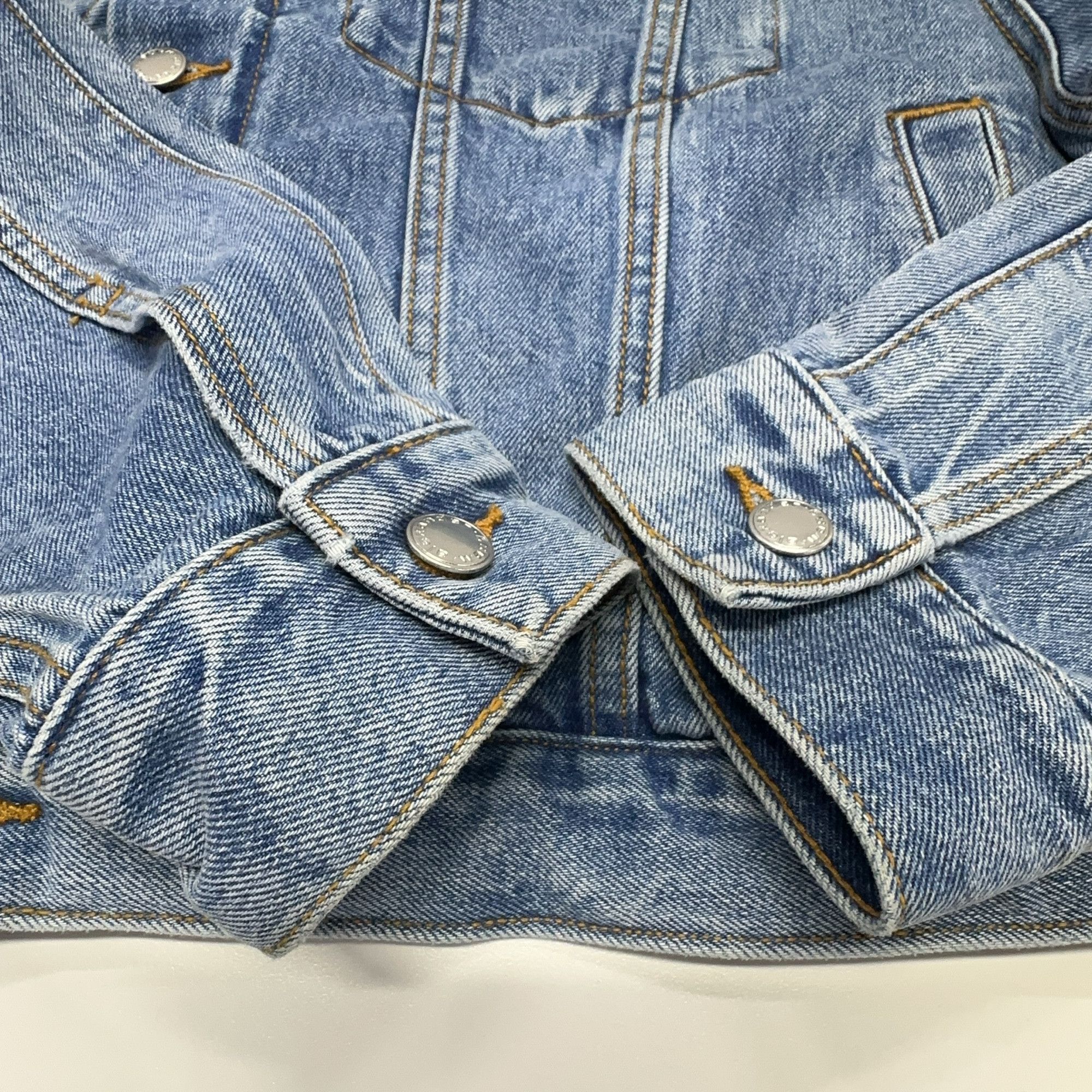 Alexander Wang Alexander Wang Logo Tape Denim Jacket Size M Size M / US 6-8 / IT 42-44 - 8 Thumbnail