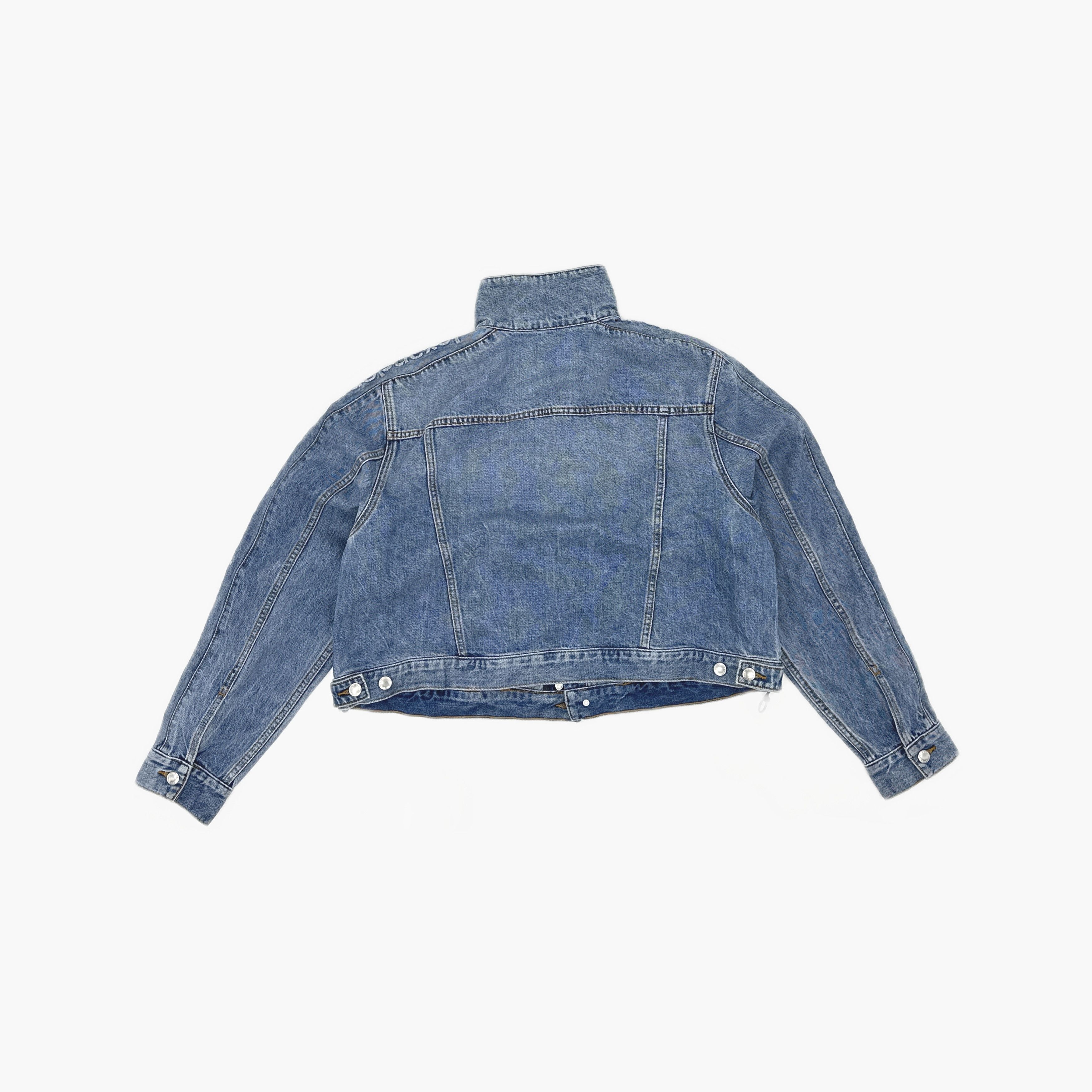 Alexander Wang Alexander Wang Logo Tape Denim Jacket Size M Size M / US 6-8 / IT 42-44 - 2 Thumbnail