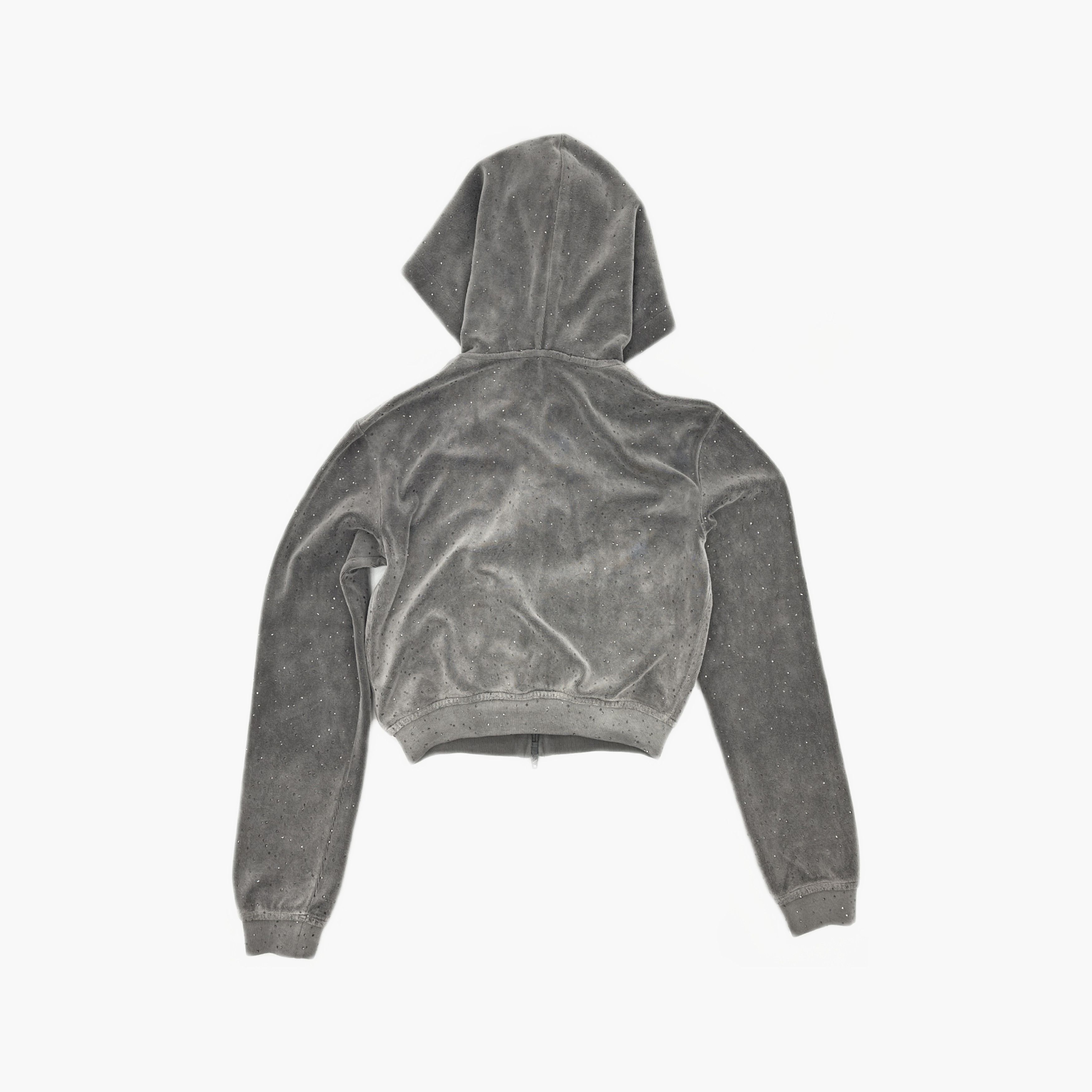 Alexander Wang Alexander Wang Crystal Logo Zip Hoodie Size XS Size XS / US 0-2 / IT 36-38 - 2 Thumbnail