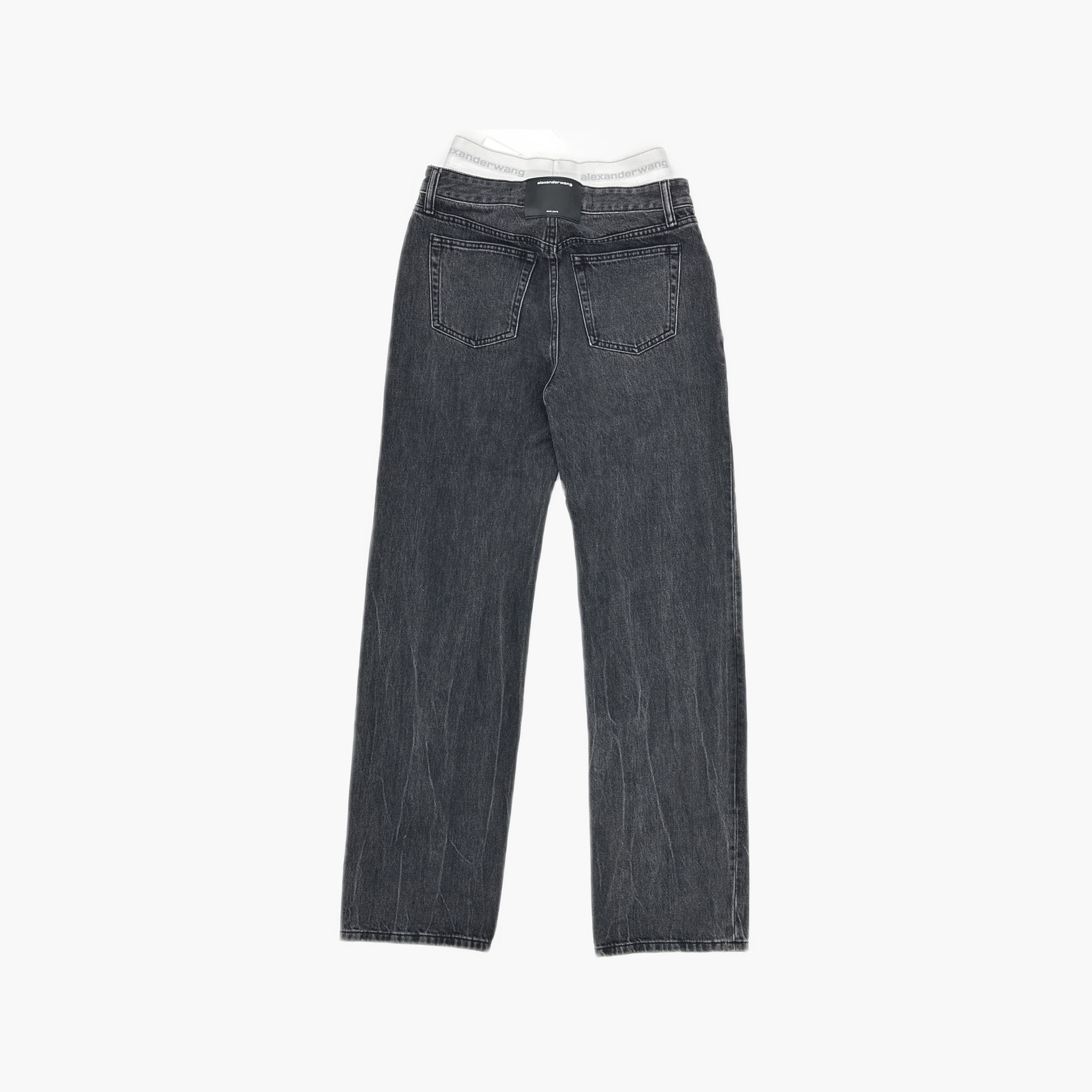 Alexander Wang Alexander Wang Double Waistband Jeans Size 25 Size 25" / US 0 / IT 36 - 2 Thumbnail