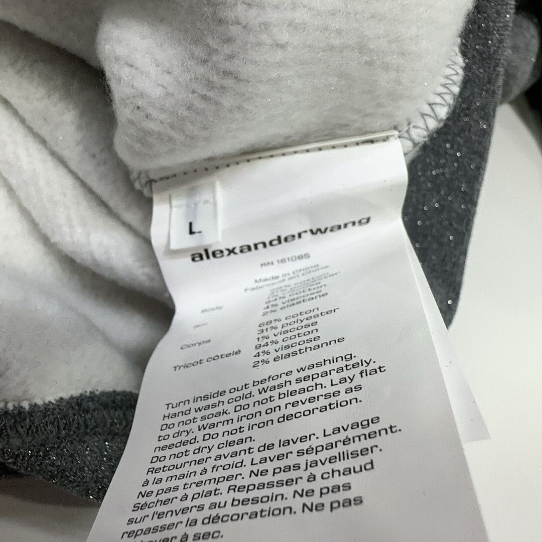 Alexander Wang Alexander Wang Shimmer Crewneck Sweatshirt Size L Size US L / EU 52-54 / 3 - 5 Thumbnail