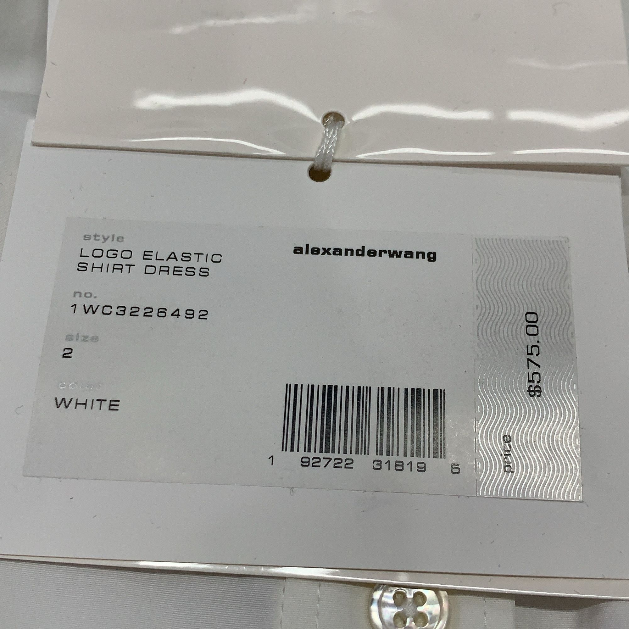 Alexander Wang Alexander Wang Logo Elastic Shirt Dress Size 2 Size XS / US 0-2 / IT 36-38 - 5 Thumbnail