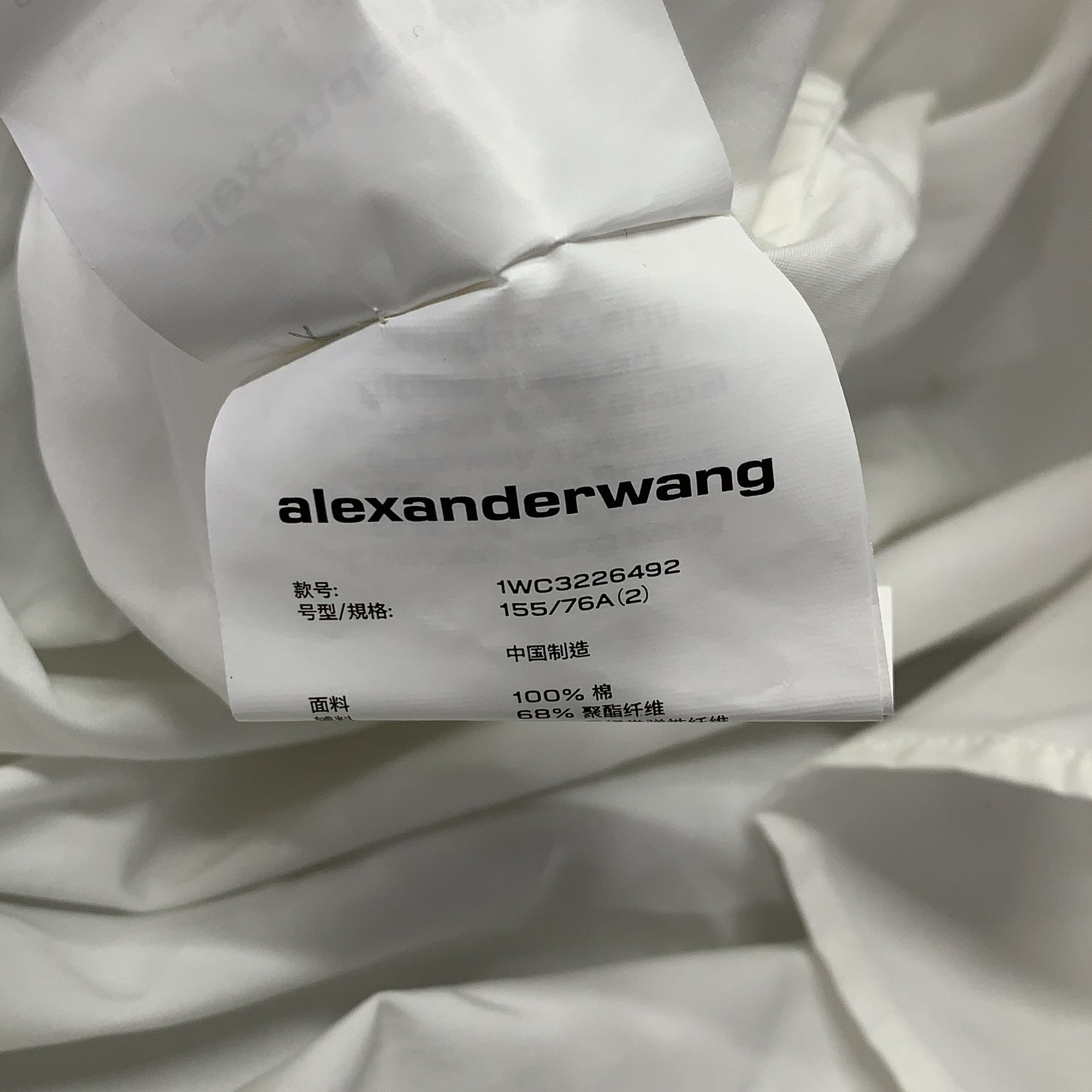 Alexander Wang Alexander Wang Logo Elastic Shirt Dress Size 2 Size XS / US 0-2 / IT 36-38 - 4 Thumbnail