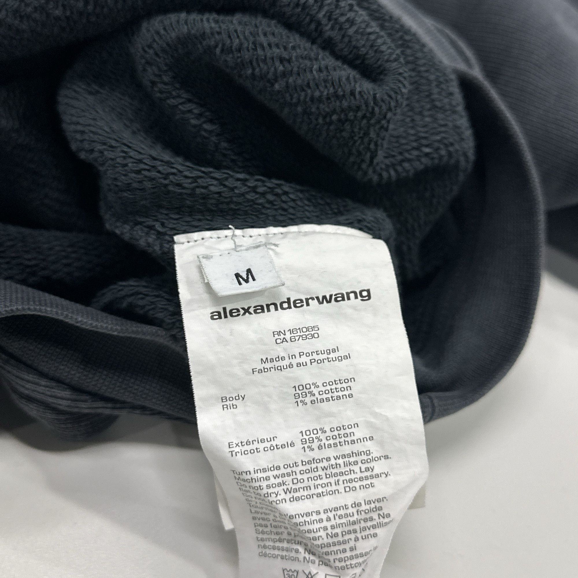Alexander Wang Alexander Wang Logo Zip Hoodie Size M Size US M / EU 48-50 / 2 - 4 Thumbnail