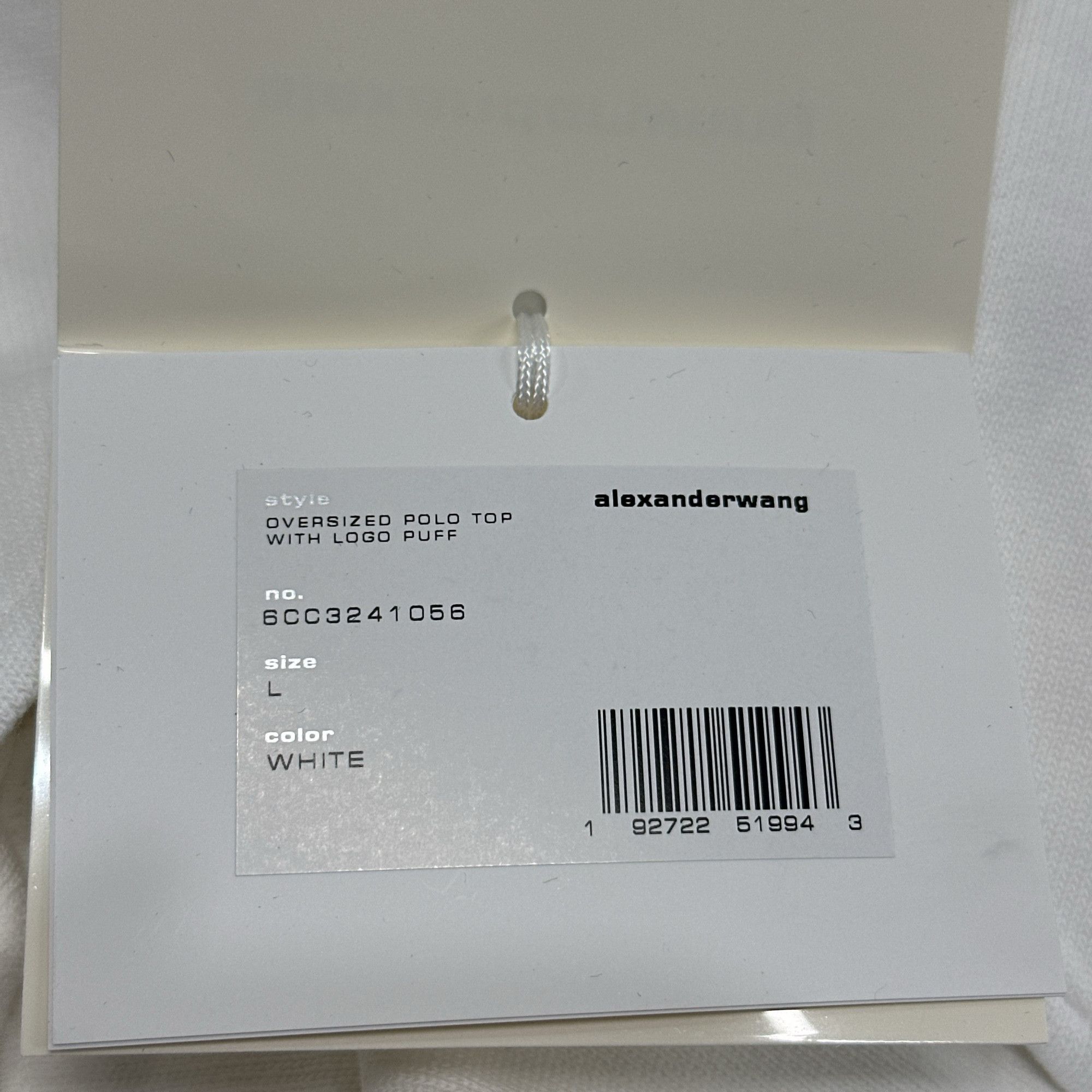 Alexander Wang Alexander Wang Logo Polo Shirt Size L Size US L / EU 52-54 / 3 - 6 Thumbnail
