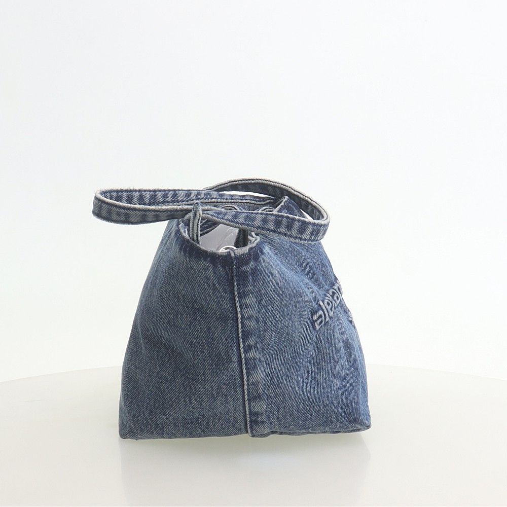 Alexander Wang Alexander Wang Denim Logo Tote Bag One Size Size ONE SIZE - 4 Thumbnail