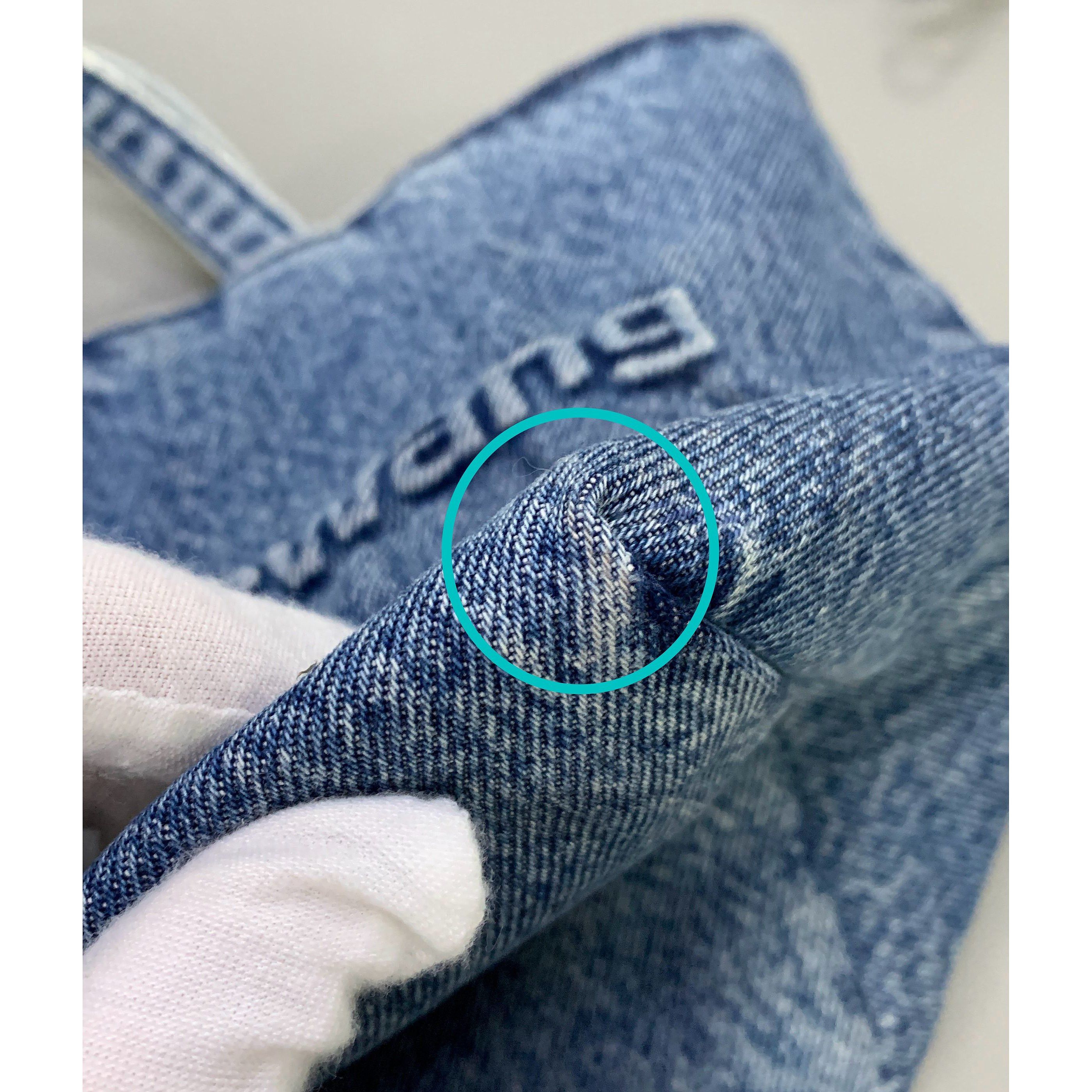 Alexander Wang Alexander Wang Denim Logo Tote Bag One Size Size ONE SIZE - 6 Thumbnail