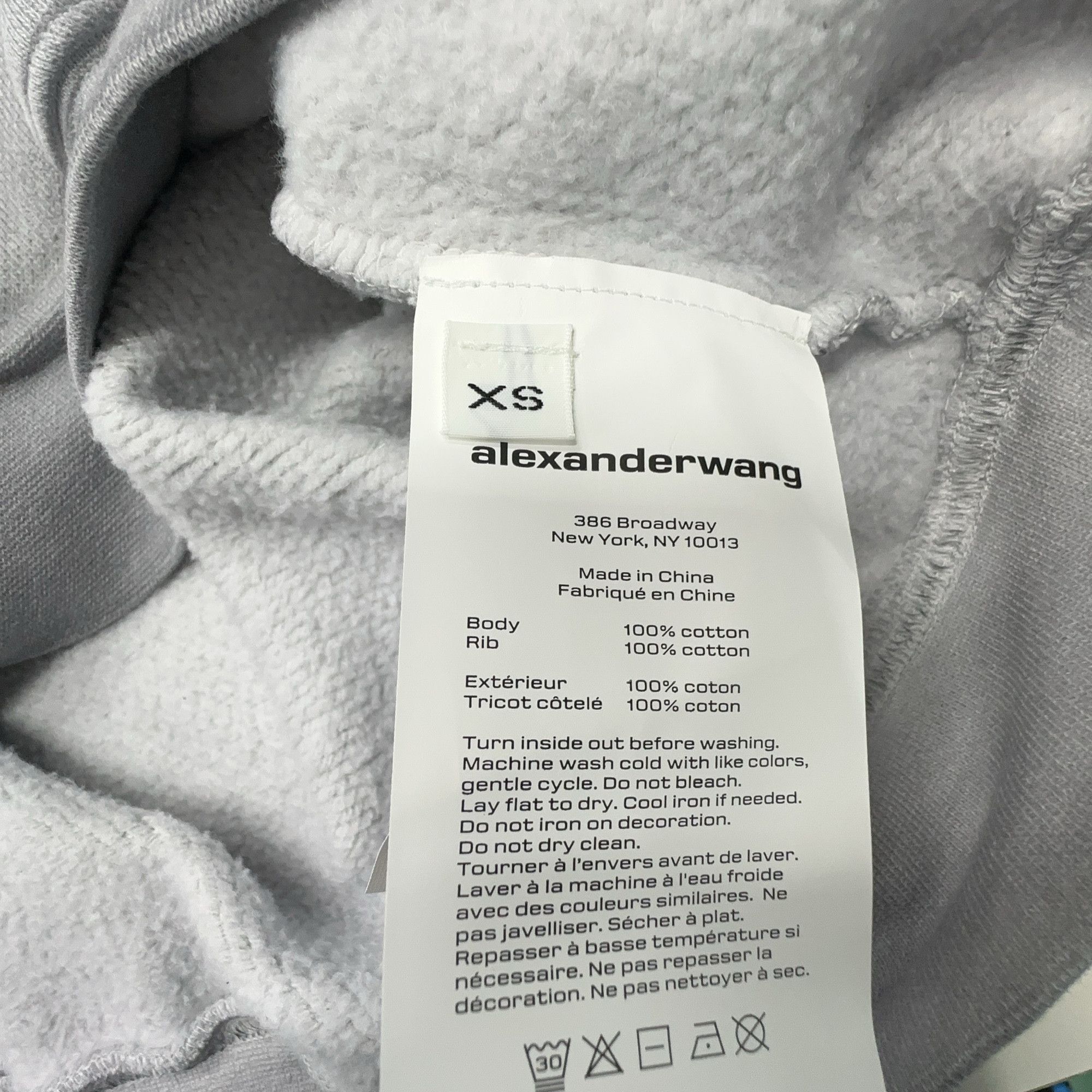 Alexander Wang Alexander Wang Logo Hoodie Size XS Size US XS / EU 42 / 0 - 3 Thumbnail
