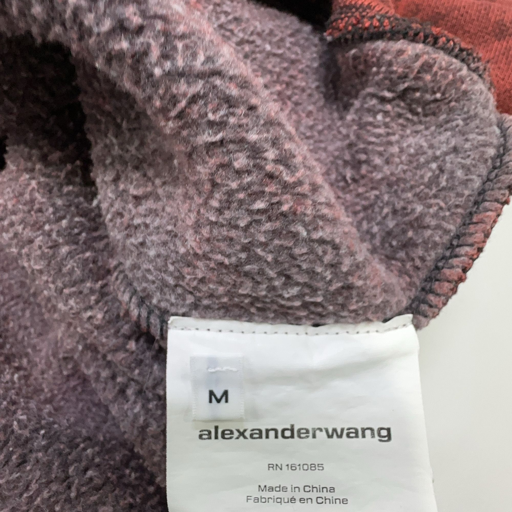 Alexander Wang Alexander Wang Acid Wash Logo Hoodie M Size US M / EU 48-50 / 2 - 4 Thumbnail