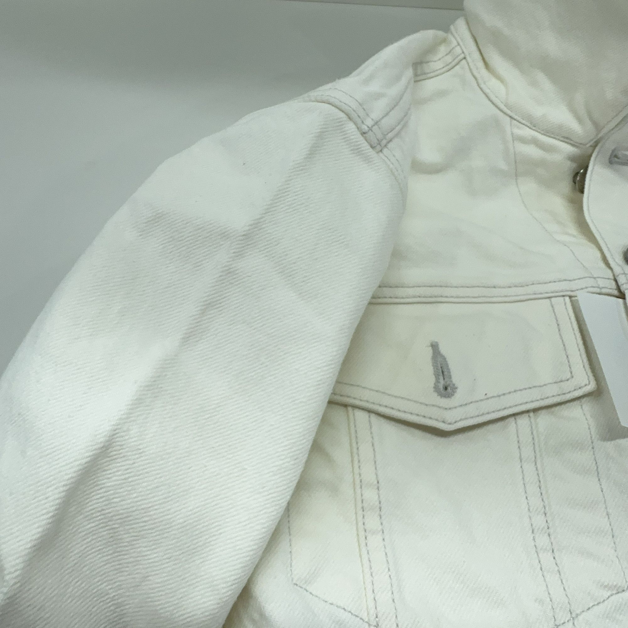 Alexander Wang Alexander Wang Logo Webbing Trucker Jacket White Size XS Size XS / US 0-2 / IT 36-38 - 10 Thumbnail