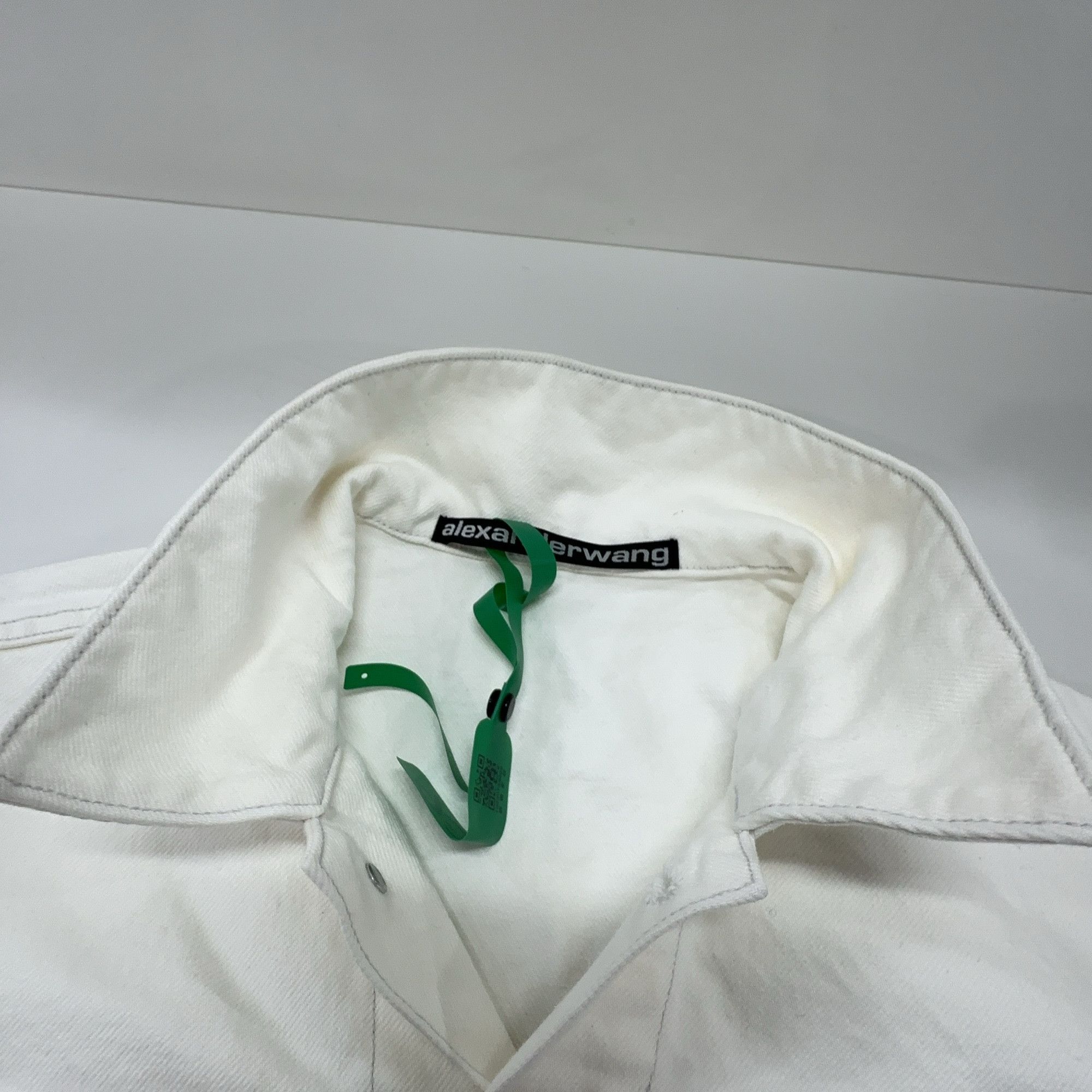 Alexander Wang Alexander Wang Logo Webbing Trucker Jacket White Size XS Size XS / US 0-2 / IT 36-38 - 7 Thumbnail