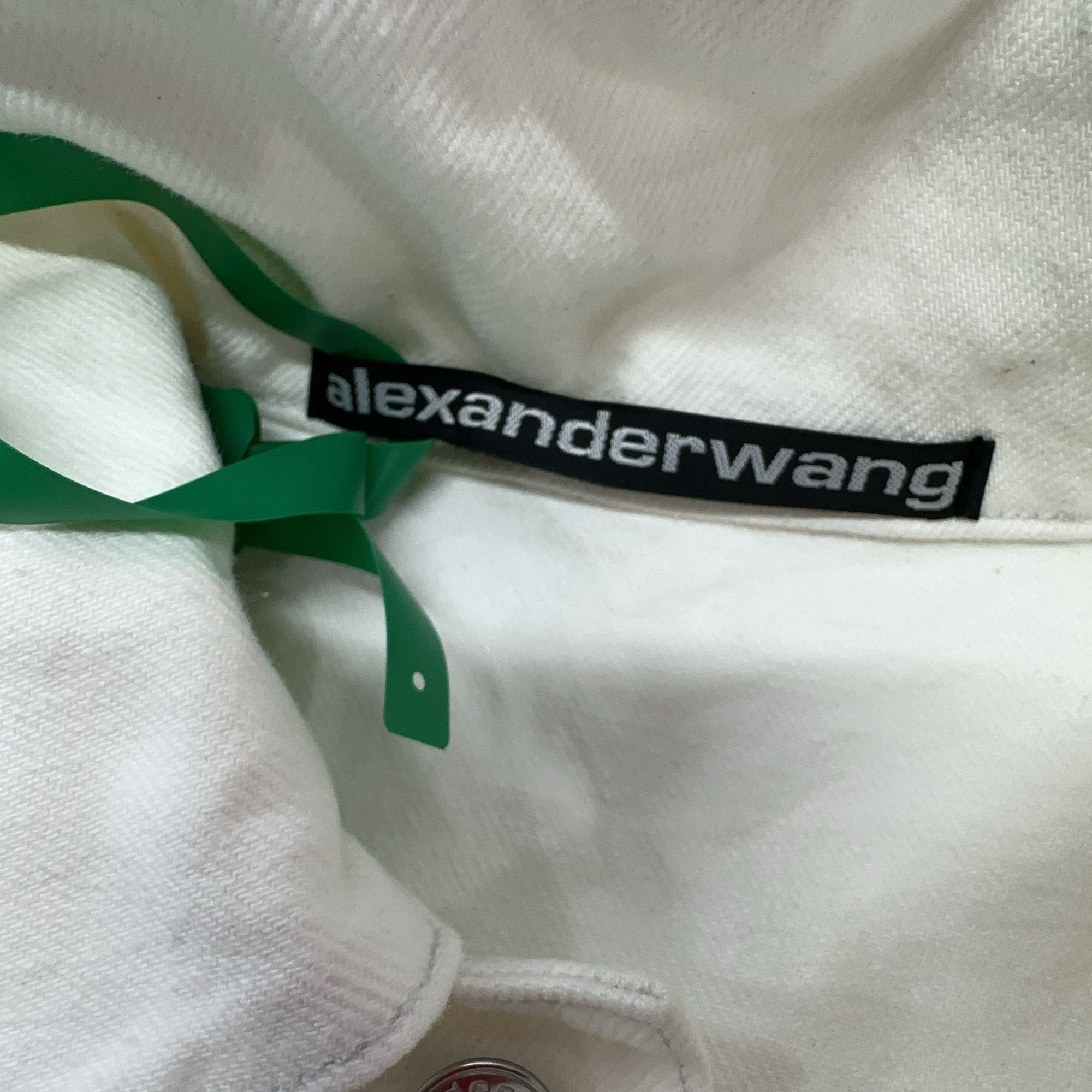 Alexander Wang Alexander Wang Logo Webbing Trucker Jacket White Size XS Size XS / US 0-2 / IT 36-38 - 3 Thumbnail