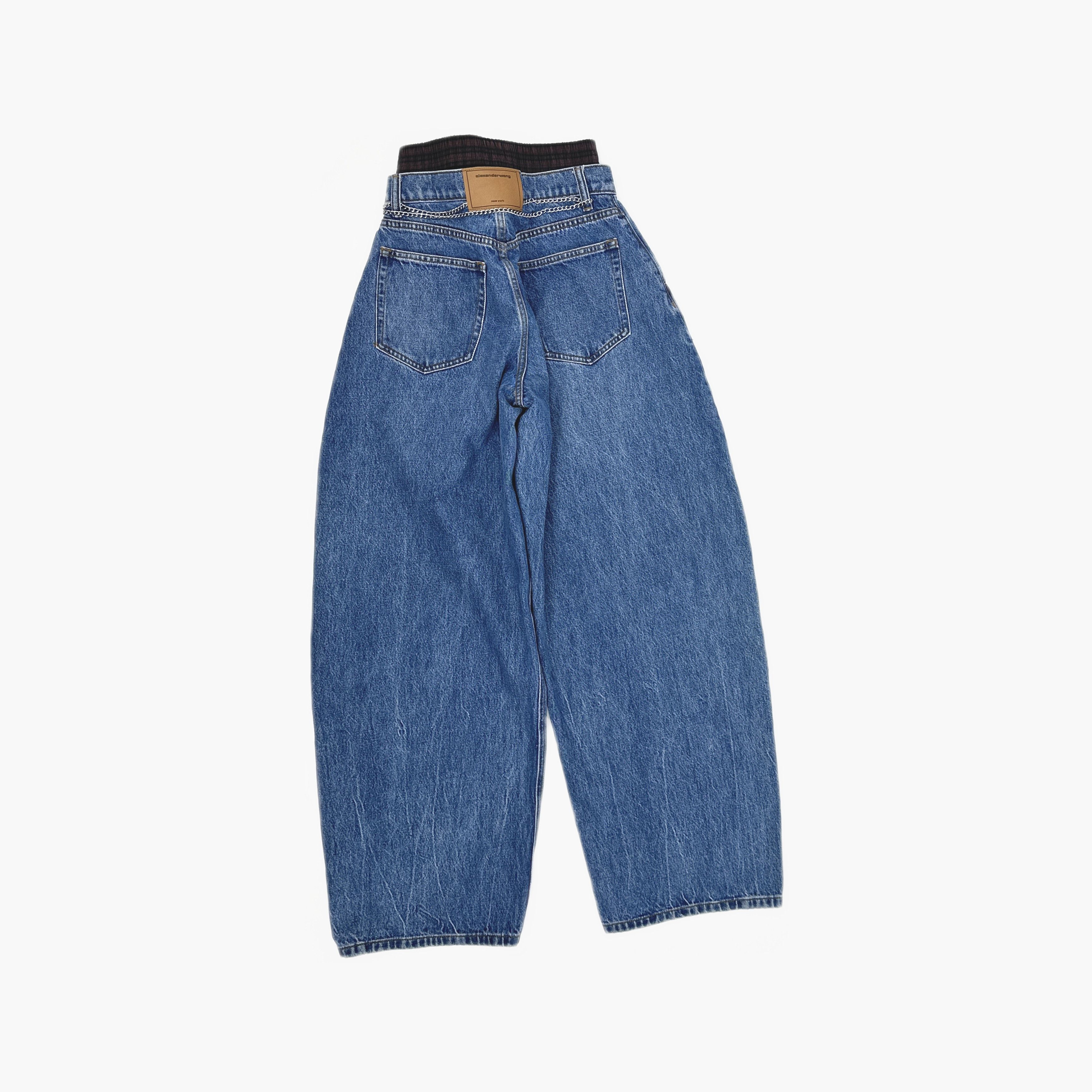 Alexander Wang Alexander Wang Pleated Jeans Size 24 Size 24" / US 00 / IT 34 - 2 Thumbnail
