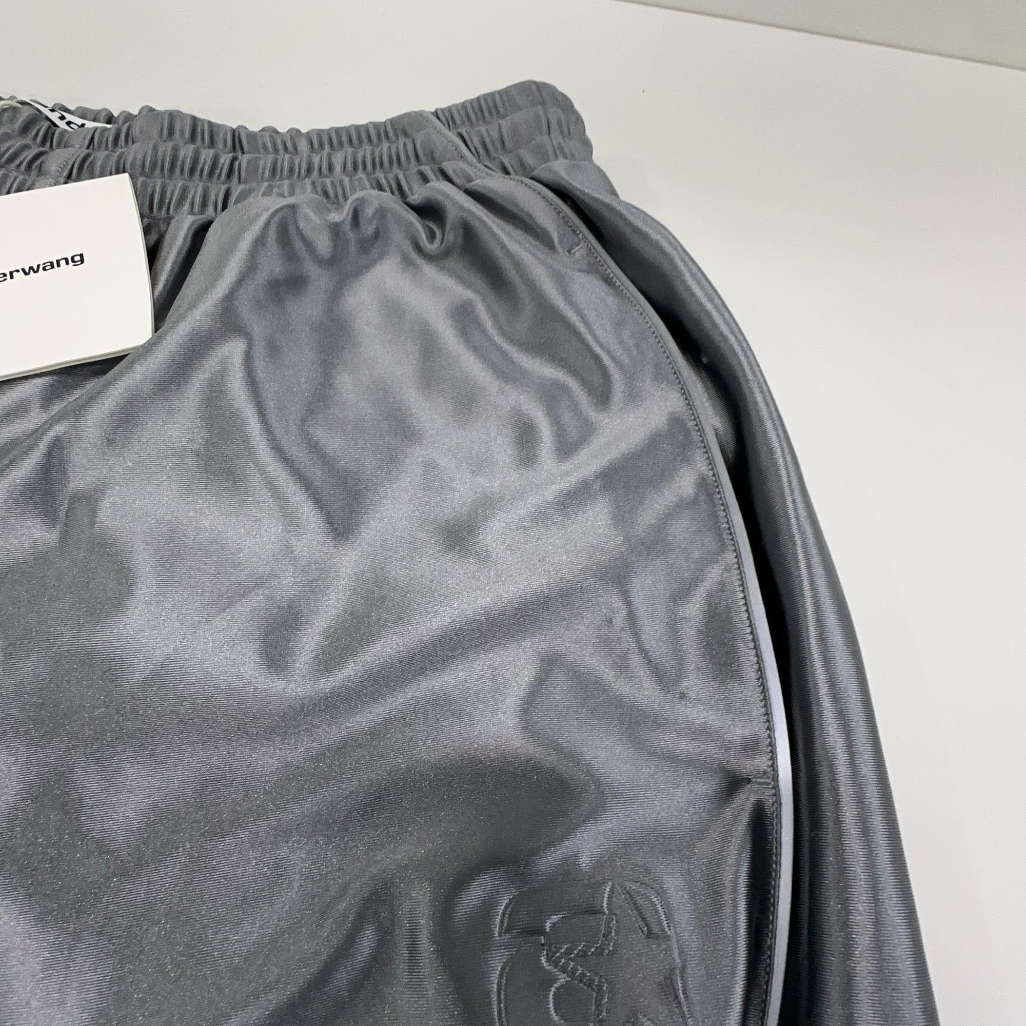 Alexander Wang Alexander Wang Embossed Logo Track Pants Gray Size L Size US 34 / EU 50 - 7 Thumbnail