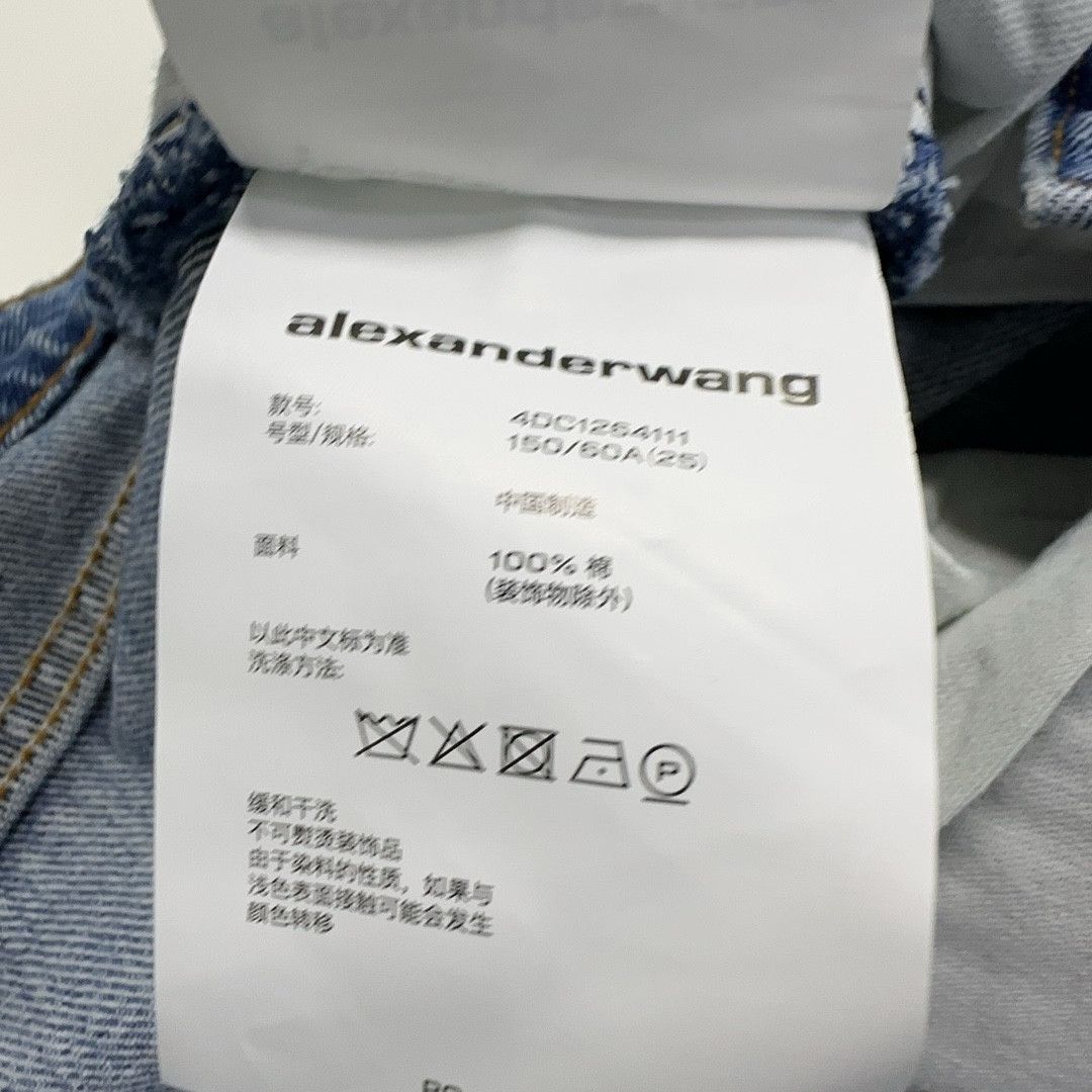 Alexander Wang Alexander Wang Rhinestone Logo Jeans Size 25 Size 25" / US 0 / IT 36 - 4 Thumbnail