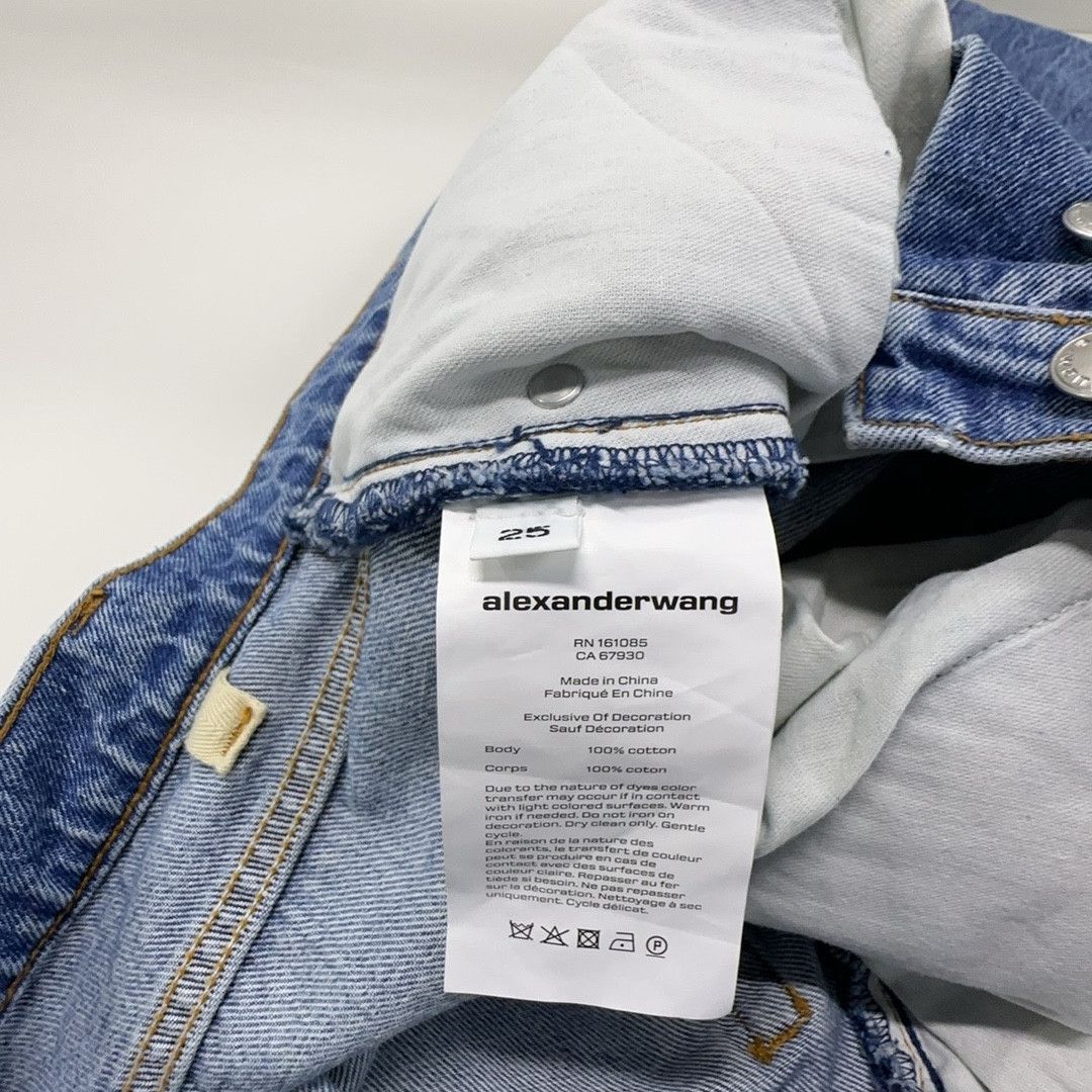 Alexander Wang Alexander Wang Rhinestone Logo Jeans Size 25 Size 25" / US 0 / IT 36 - 3 Thumbnail