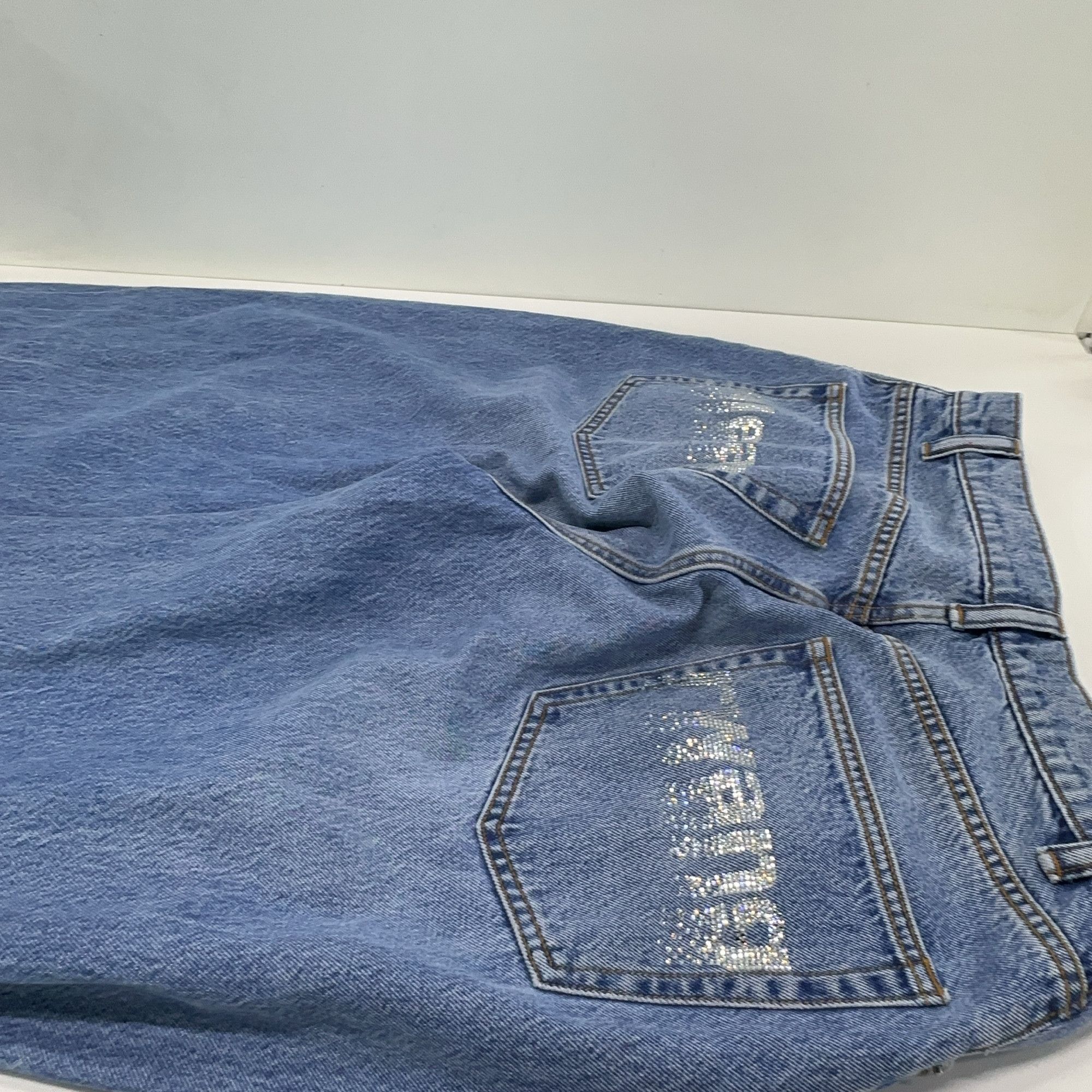 Alexander Wang Alexander Wang Rhinestone Logo Jeans Size 25 Size 25" / US 0 / IT 36 - 8 Thumbnail