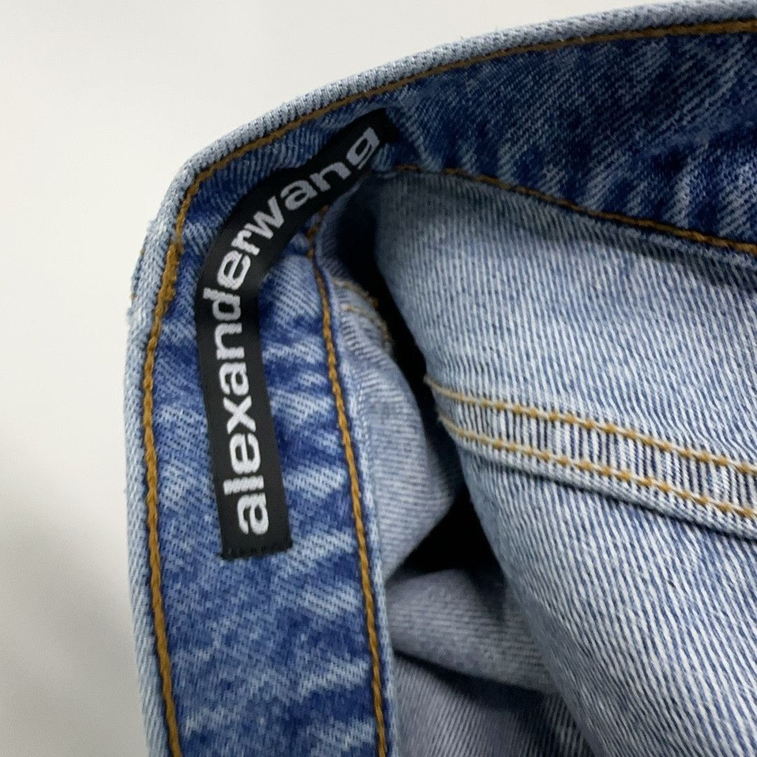 Alexander Wang Alexander Wang Rhinestone Logo Jeans Size 25 Size 25" / US 0 / IT 36 - 5 Thumbnail