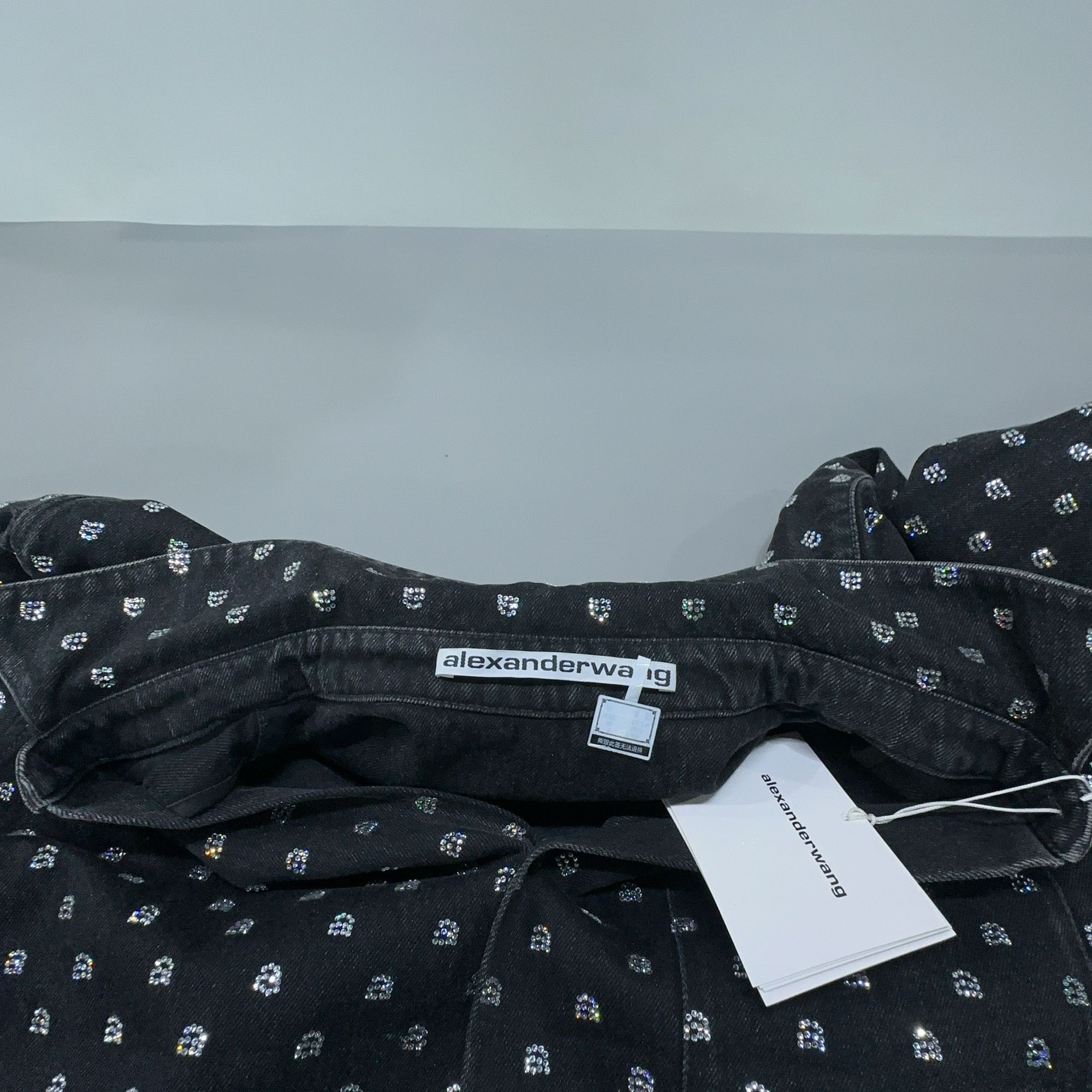 Alexander Wang Alexander Wang Crystal Polka Dot Denim Jacket Size S Size S / US 4 / IT 40 - 7 Thumbnail