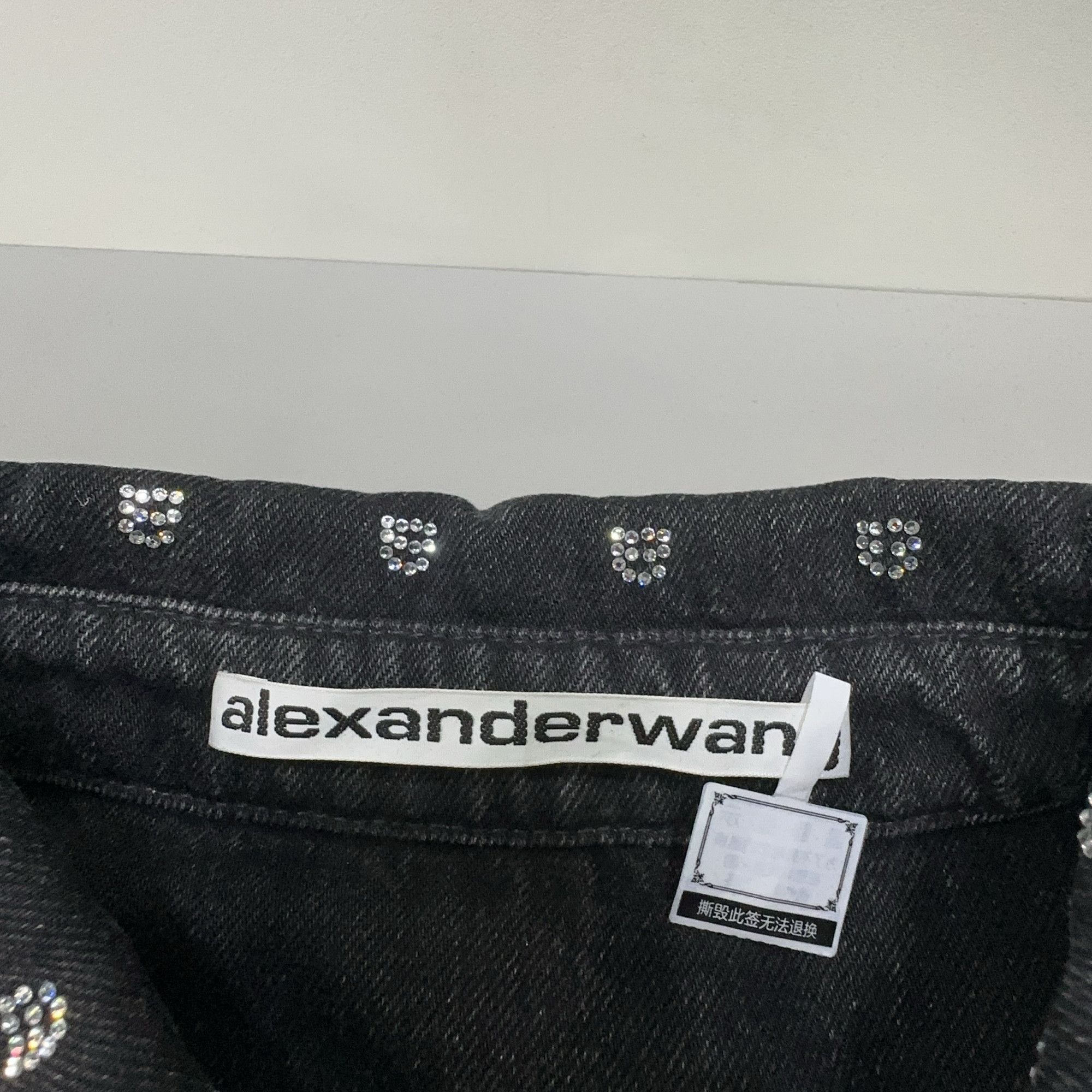 Alexander Wang Alexander Wang Crystal Polka Dot Denim Jacket Size S Size S / US 4 / IT 40 - 6 Thumbnail