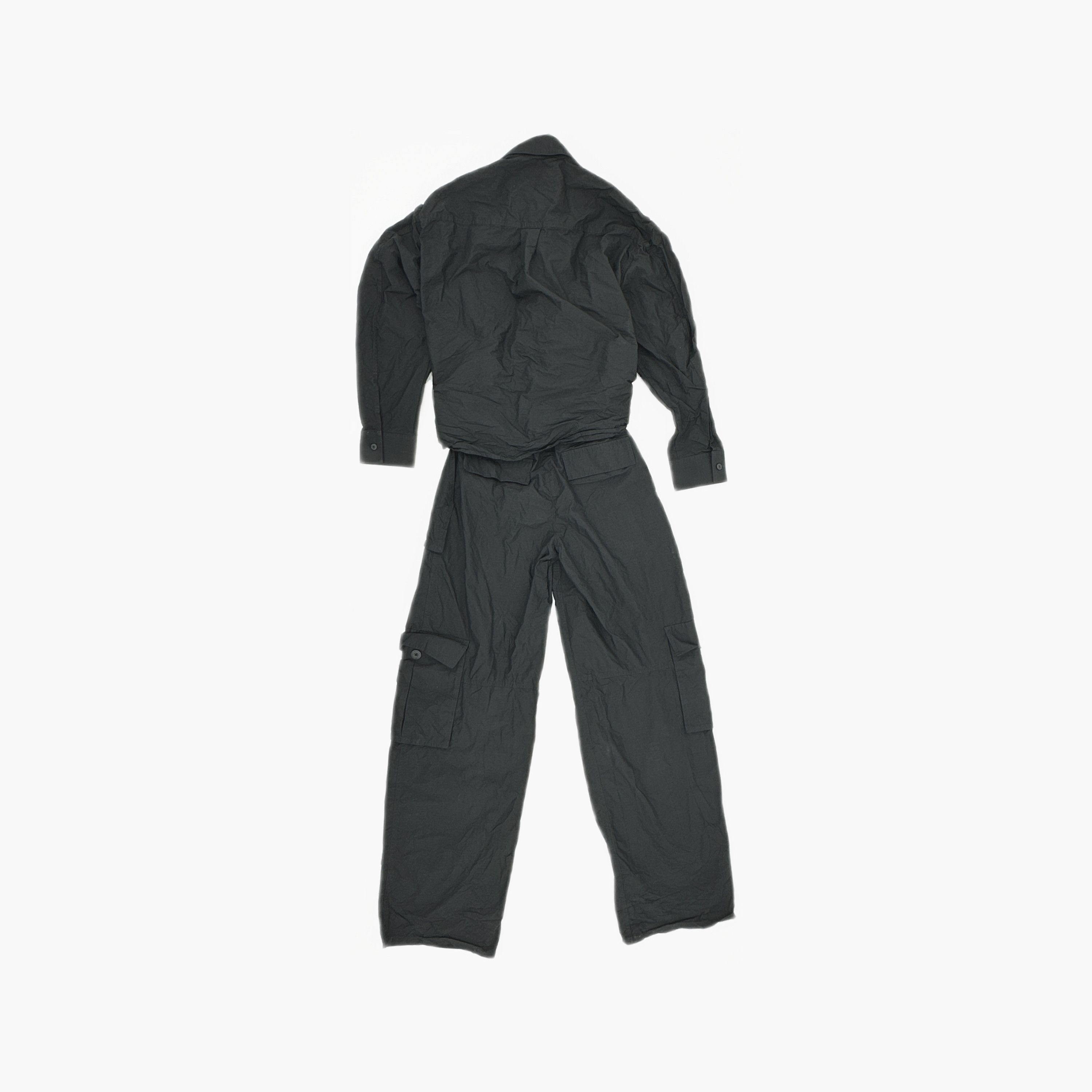 Alexander Wang Alexander Wang Black Cotton Blend Jumpsuit Size 0 Size 25" / US 0 / IT 36 - 2 Thumbnail