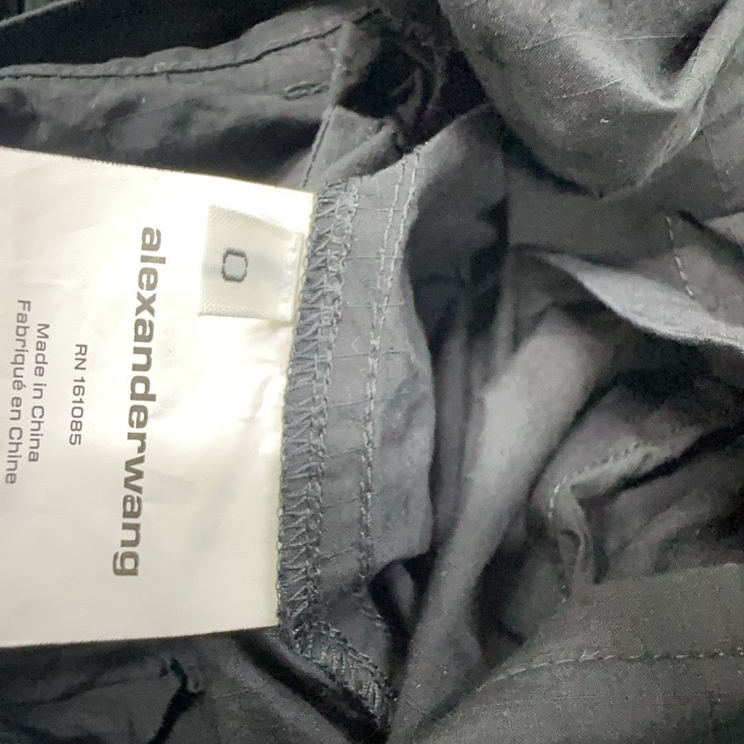 Alexander Wang Alexander Wang Black Cotton Blend Jumpsuit Size 0 Size 25" / US 0 / IT 36 - 3 Thumbnail