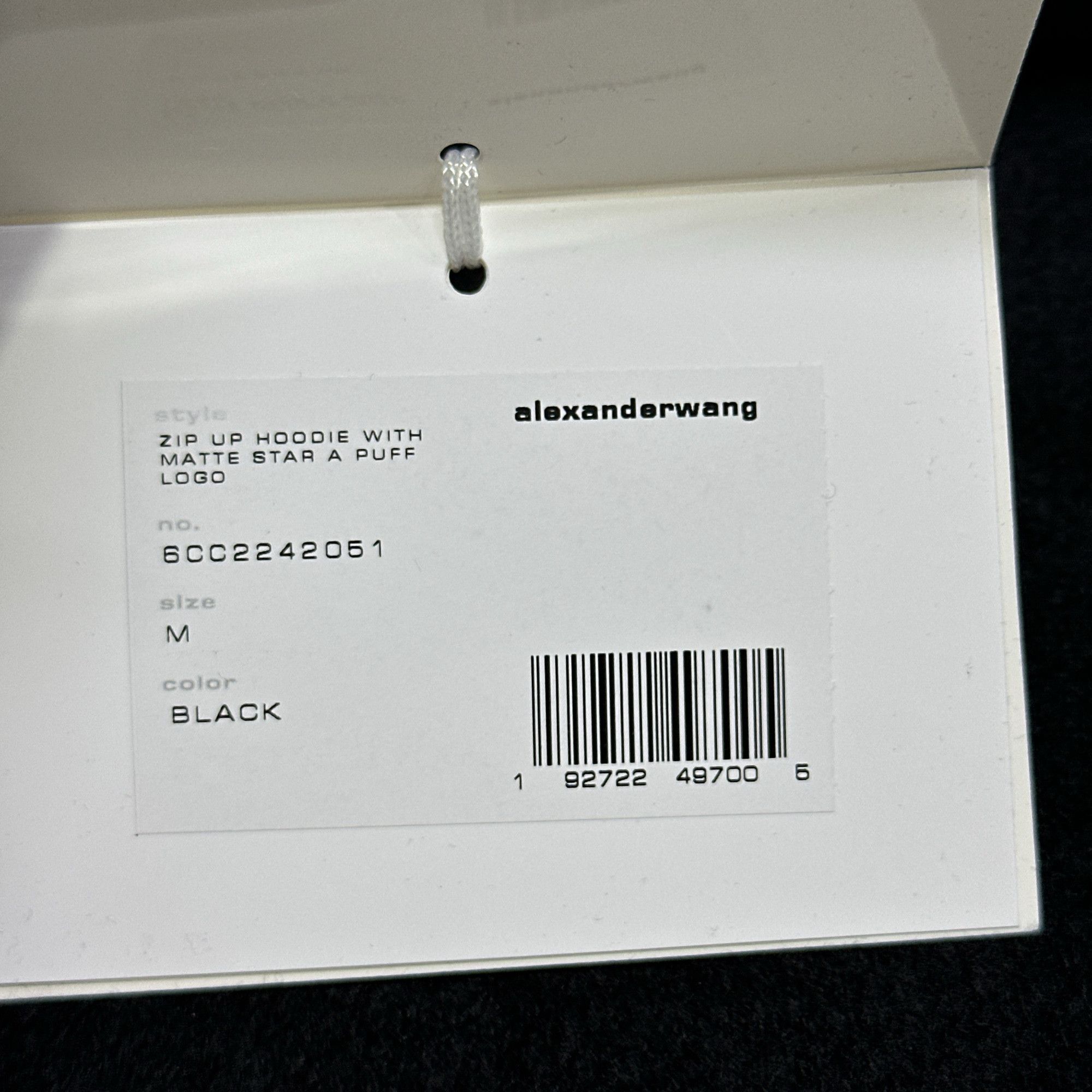 Alexander Wang Alexander Wang Matte Logo Zip-Up Hoodie Size M Size US M / EU 48-50 / 2 - 6 Thumbnail