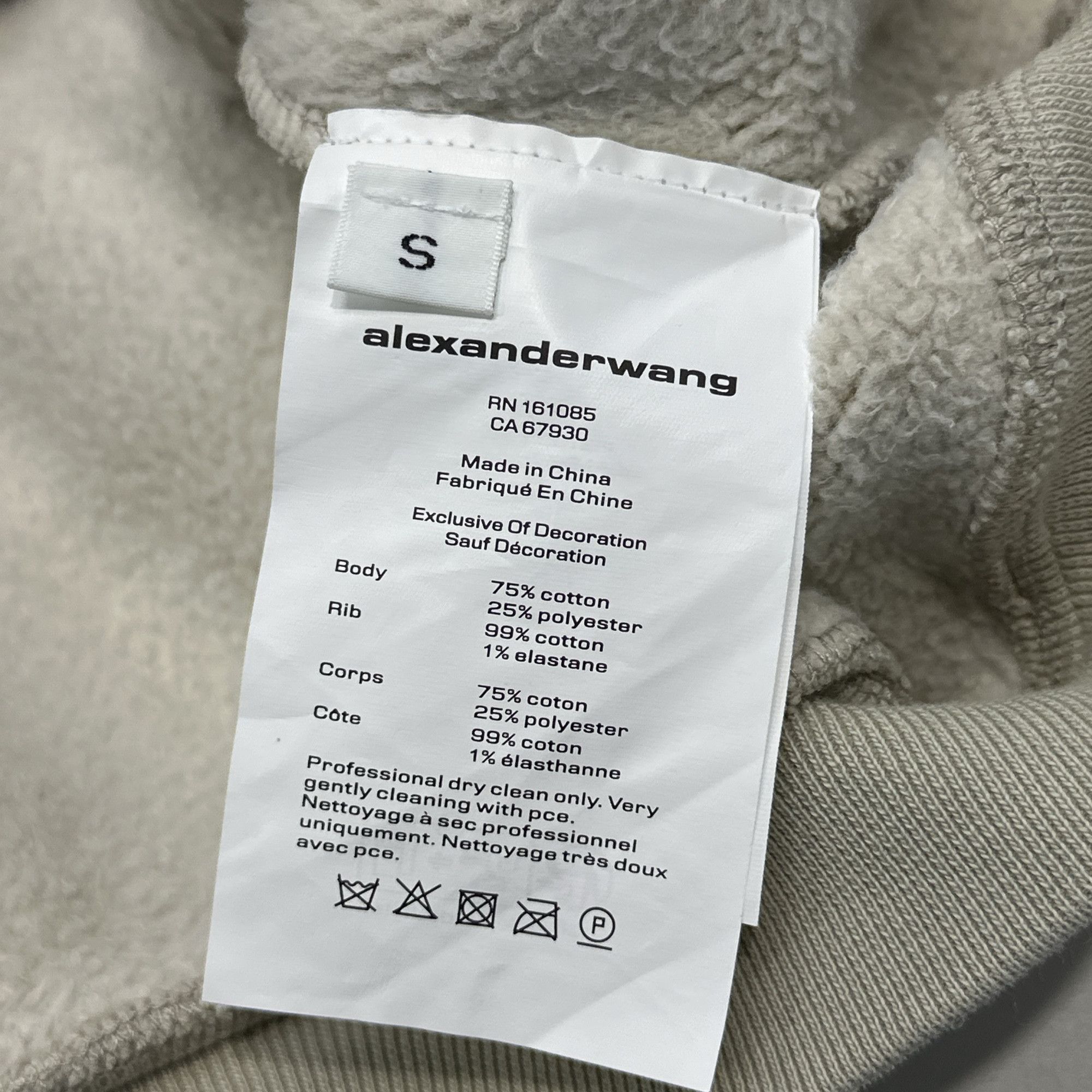 Alexander Wang Alexander Wang Rhinestone Zip-Up Hoodie Size S Size US S / EU 44-46 / 1 - 4 Thumbnail