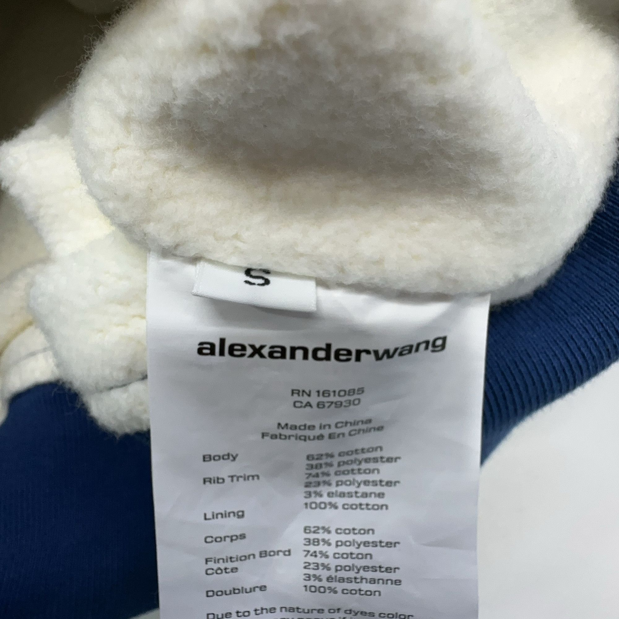 Alexander Wang Alexander Wang Logo Washed Hoodie Size S Size US S / EU 44-46 / 1 - 5 Thumbnail