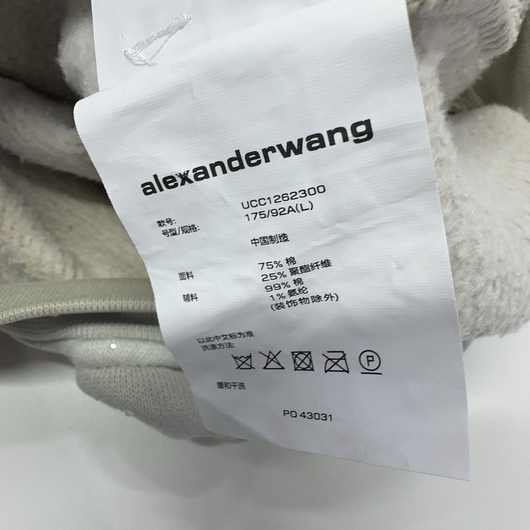 Alexander Wang Alexander Wang Crystal Logo Hoodie Size M Size US M / EU 48-50 / 2 - 4 Thumbnail
