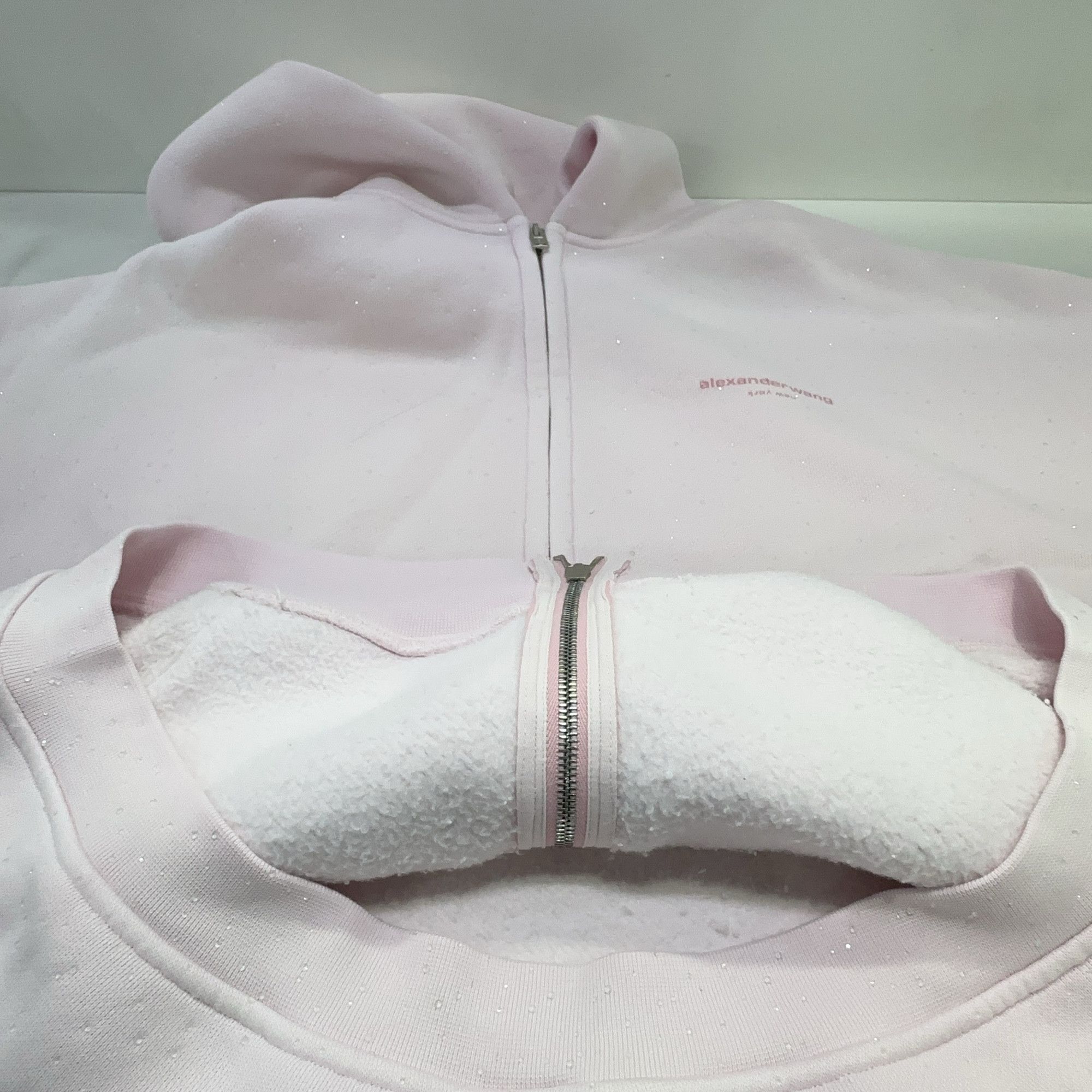Alexander Wang Alexander Wang Logo Full Zip Hoodie Size S Size US S / EU 44-46 / 1 - 9 Thumbnail