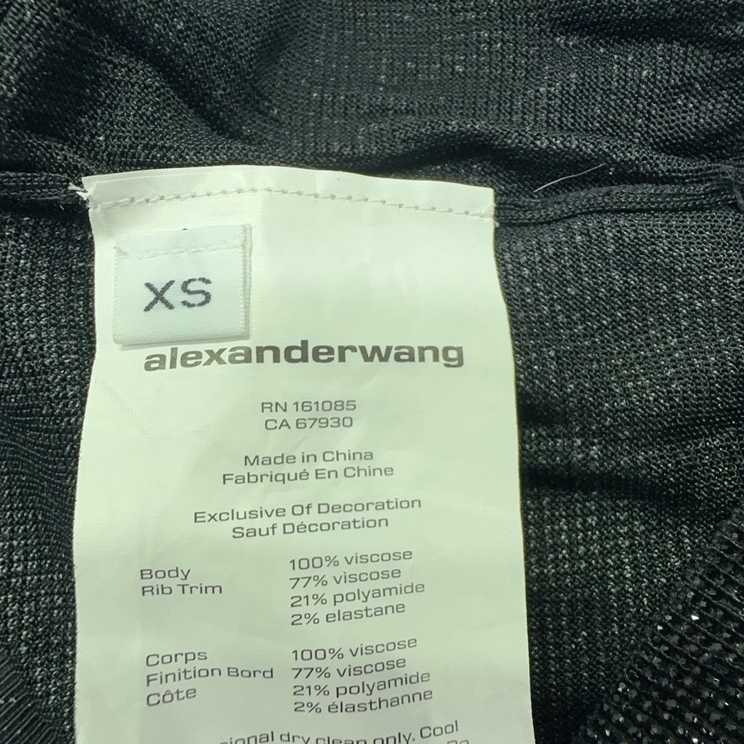 Alexander Wang Alexander Wang Rhinestone Crop Top Size XS Size XS / US 0-2 / IT 36-38 - 4 Thumbnail