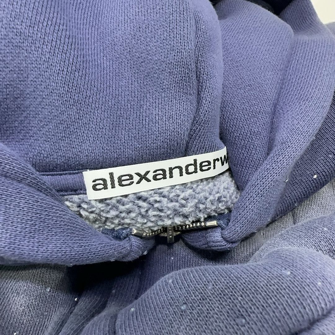 Alexander Wang Alexander Wang Rhinestone Zip Hoodie Size XXS Size US XXS / EU 40 - 5 Thumbnail