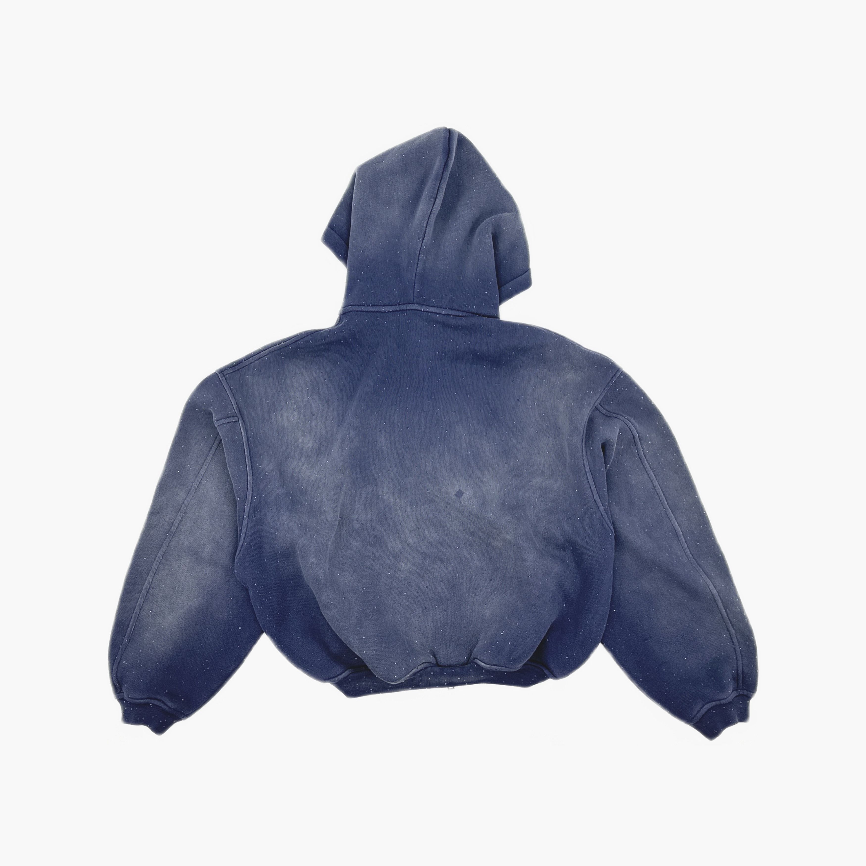 Alexander Wang Alexander Wang Rhinestone Zip Hoodie Size XXS Size US XXS / EU 40 - 2 Thumbnail