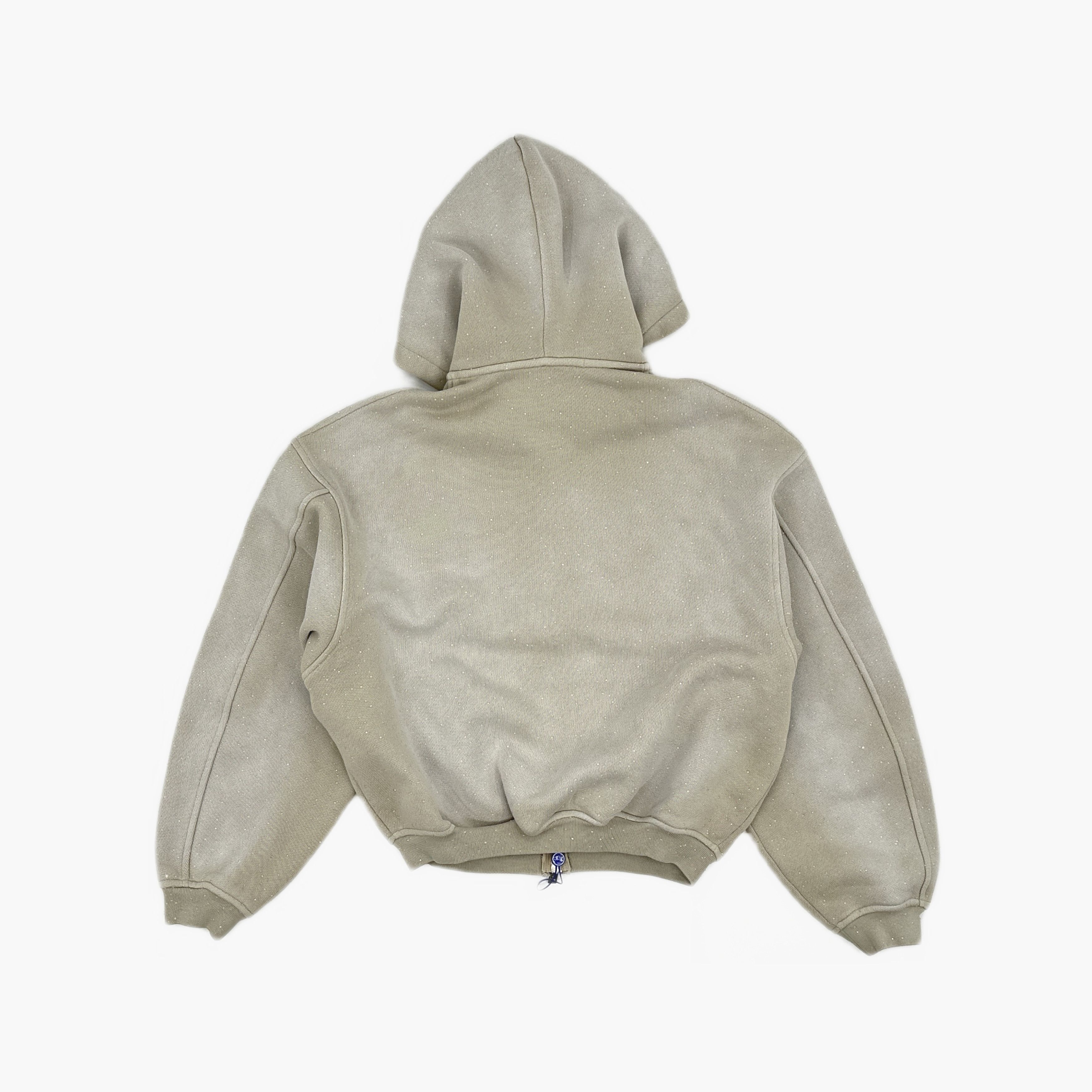 Alexander Wang Alexander Wang Crystal Embellished Zip Hoodie Size XXS Size US XXS / EU 40 - 2 Thumbnail