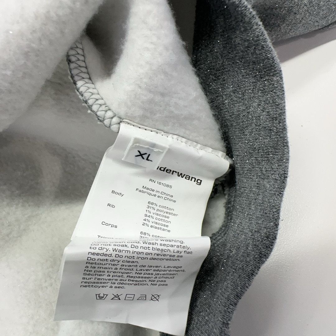 Alexander Wang Alexander Wang Glitter Zip-Up Hoodie Size XL Size US XL / EU 56 / 4 - 3 Thumbnail