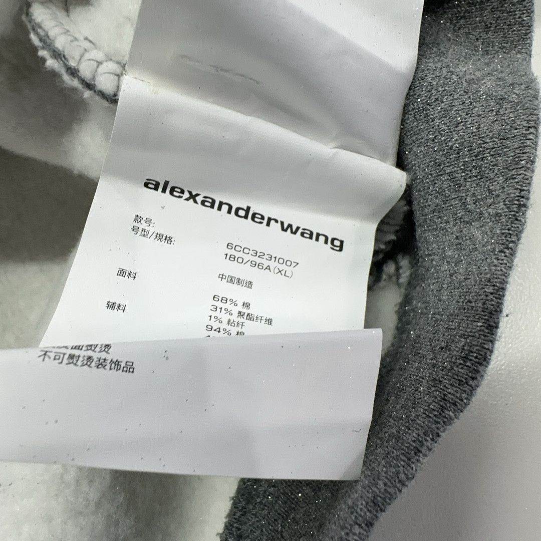 Alexander Wang Alexander Wang Glitter Zip-Up Hoodie Size XL Size US XL / EU 56 / 4 - 4 Thumbnail