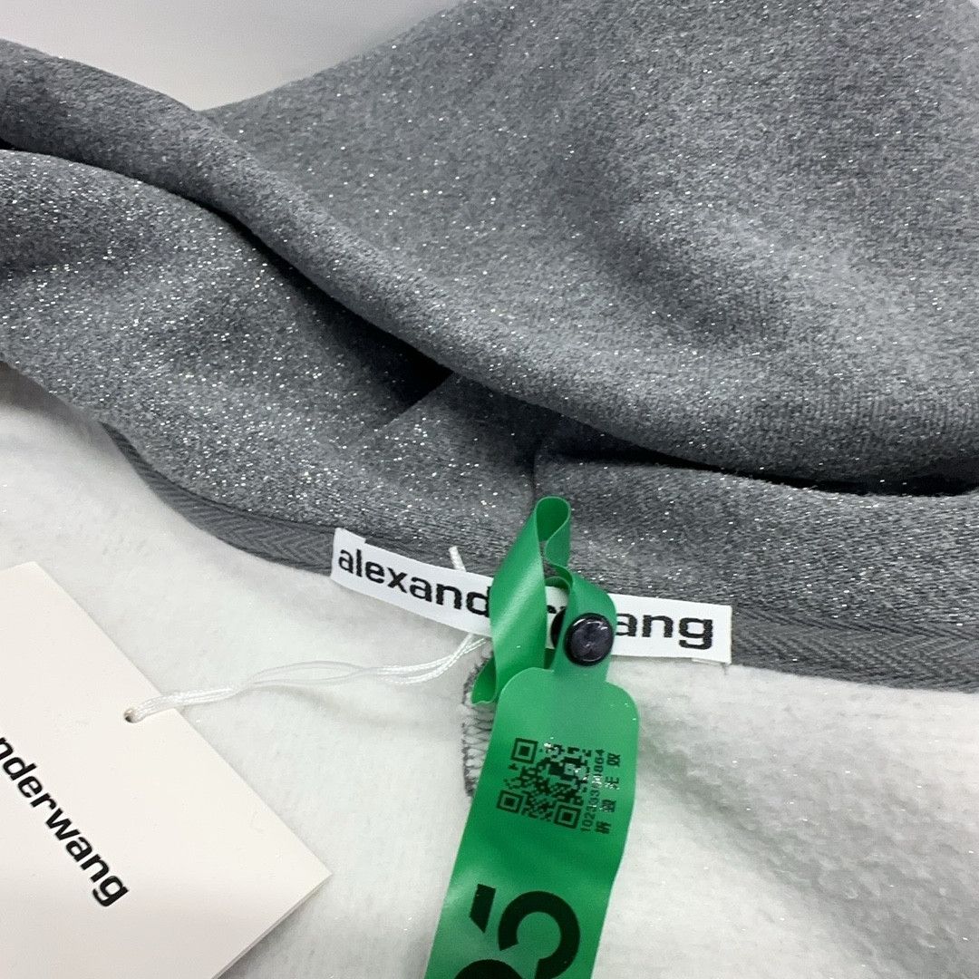 Alexander Wang Alexander Wang Glitter Zip-Up Hoodie Size XL Size US XL / EU 56 / 4 - 5 Thumbnail