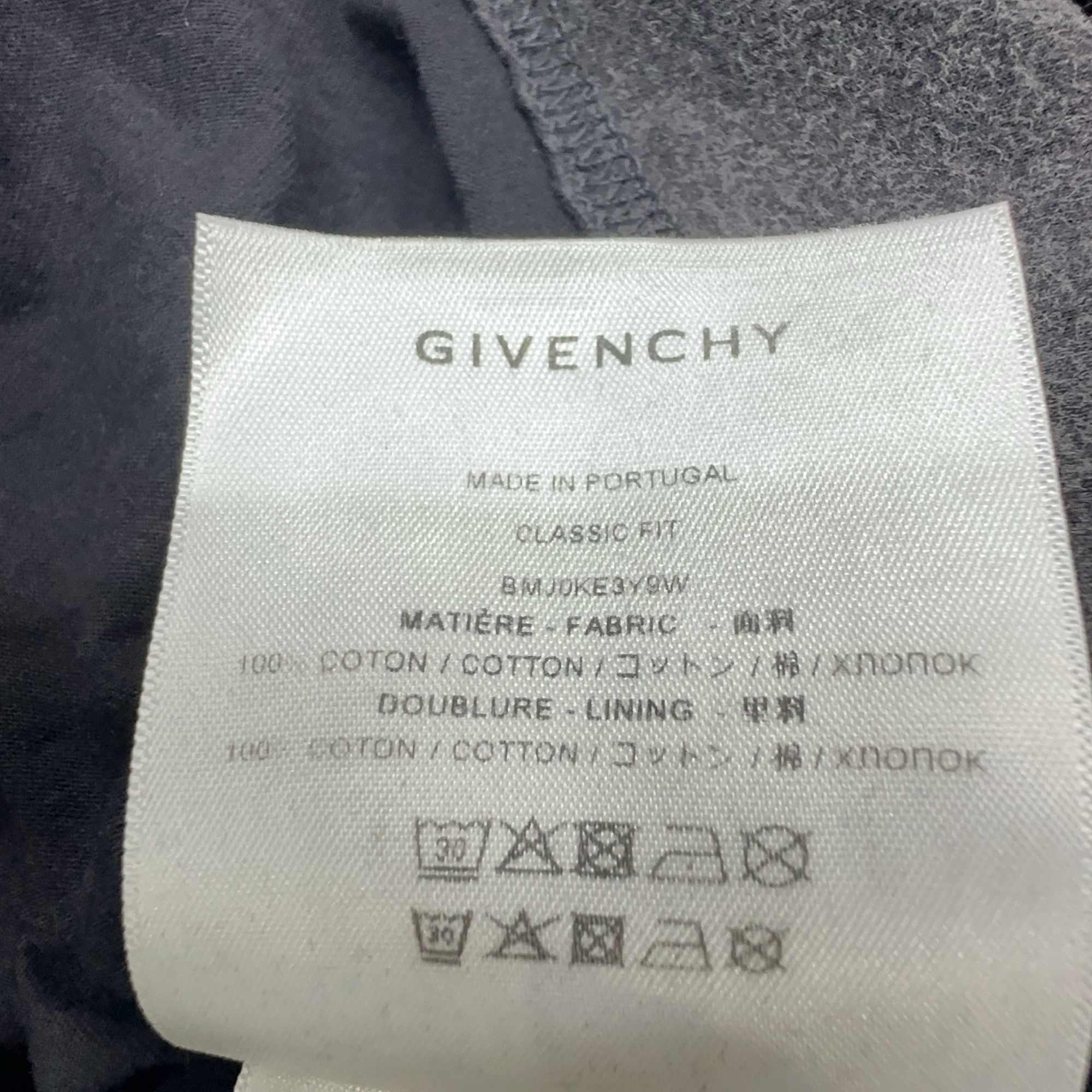 Givenchy Givenchy Distressed Logo Sweatshirt Size L Size US L / EU 52-54 / 3 - 4 Thumbnail