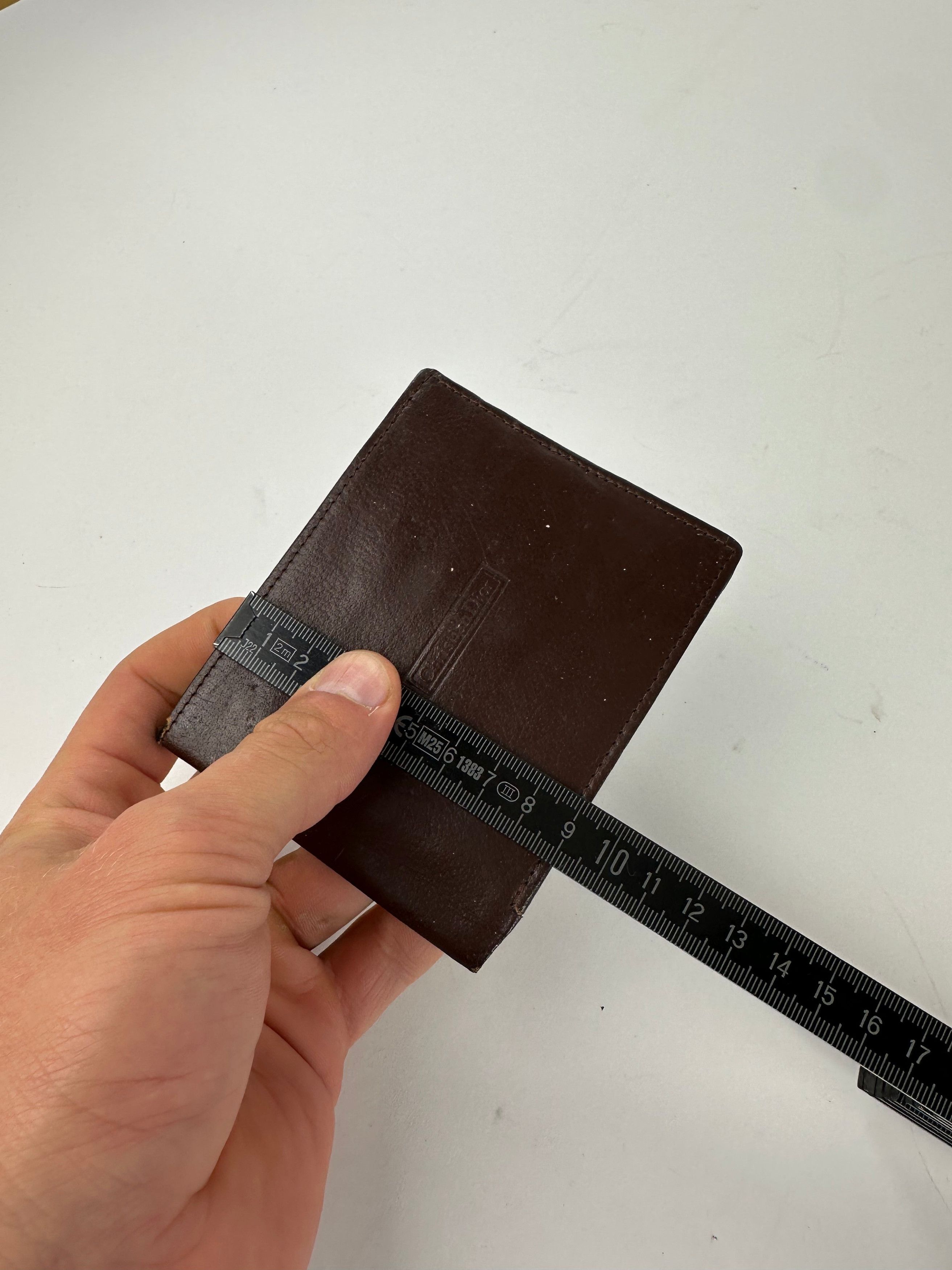 Dior Vintage Leather Bifold Wallet Dark Brown Size ONE SIZE - 8 Thumbnail