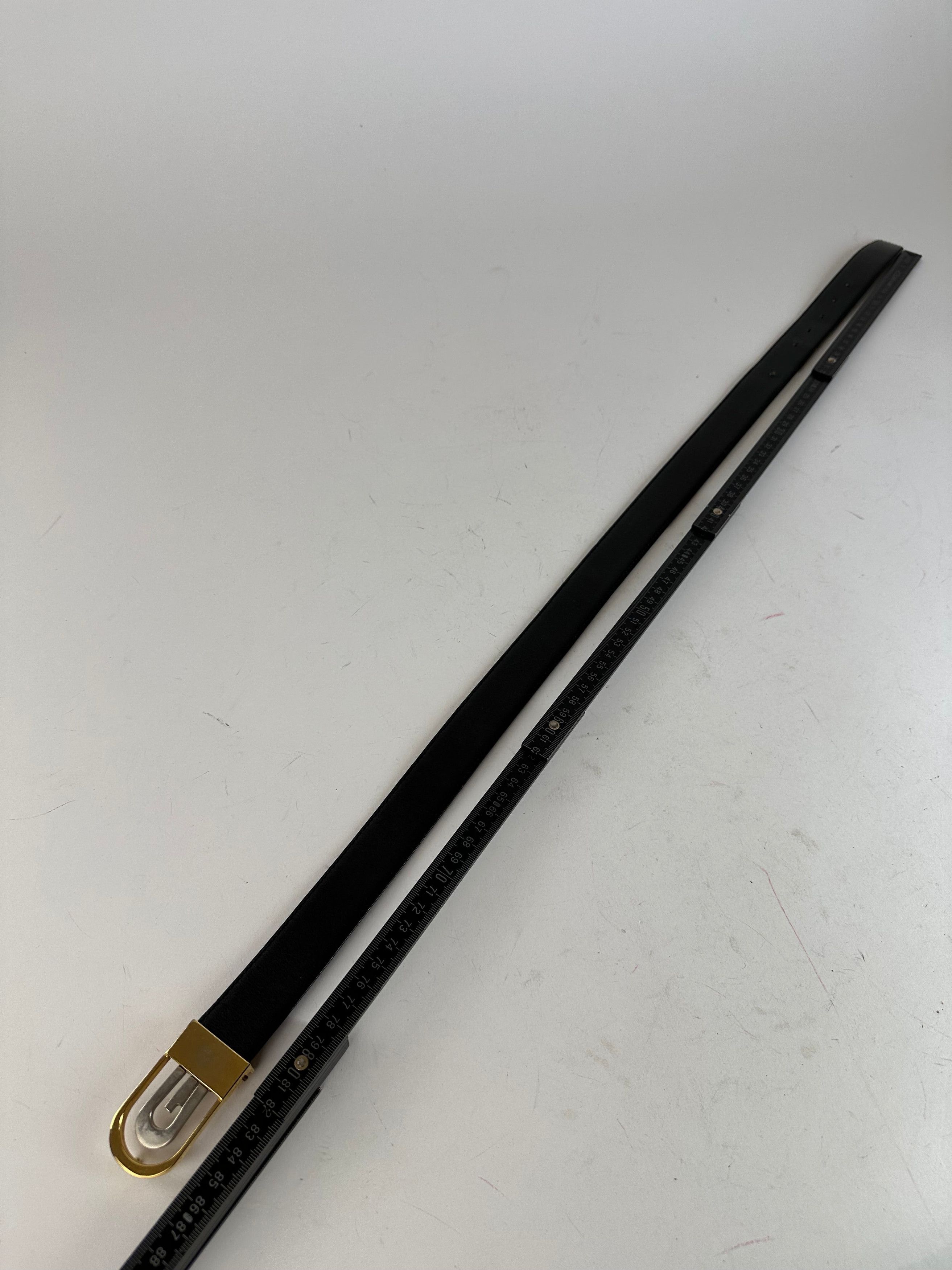 Gucci Vintage Reversible Belt Leather Black Brown Size ONE SIZE - 7 Thumbnail