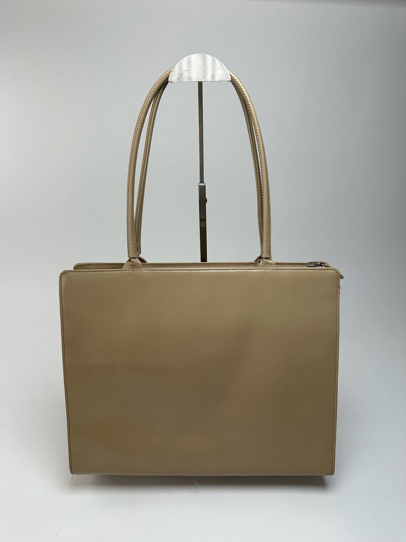 Issey Miyake Vintage Handbag leather beige Size ONE SIZE - 12 Thumbnail