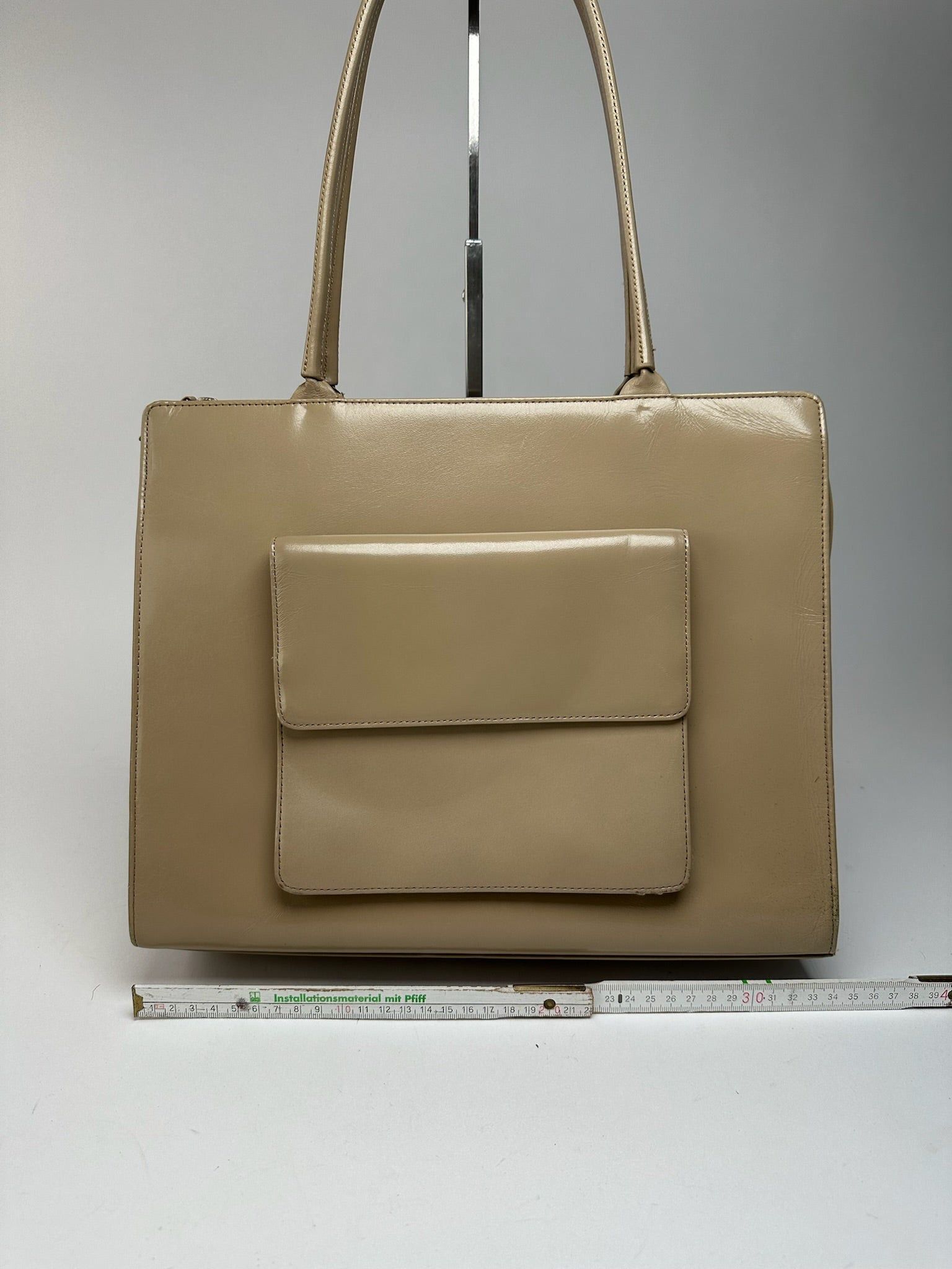 Issey Miyake Vintage Handbag leather beige Size ONE SIZE - 10 Thumbnail